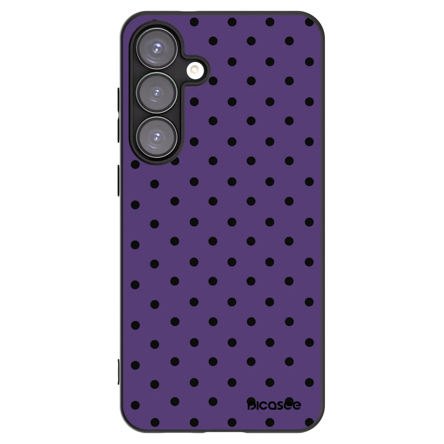 Picasee crna silikonska maskica za Samsung Galaxy S25+ 5G - Flickers 2