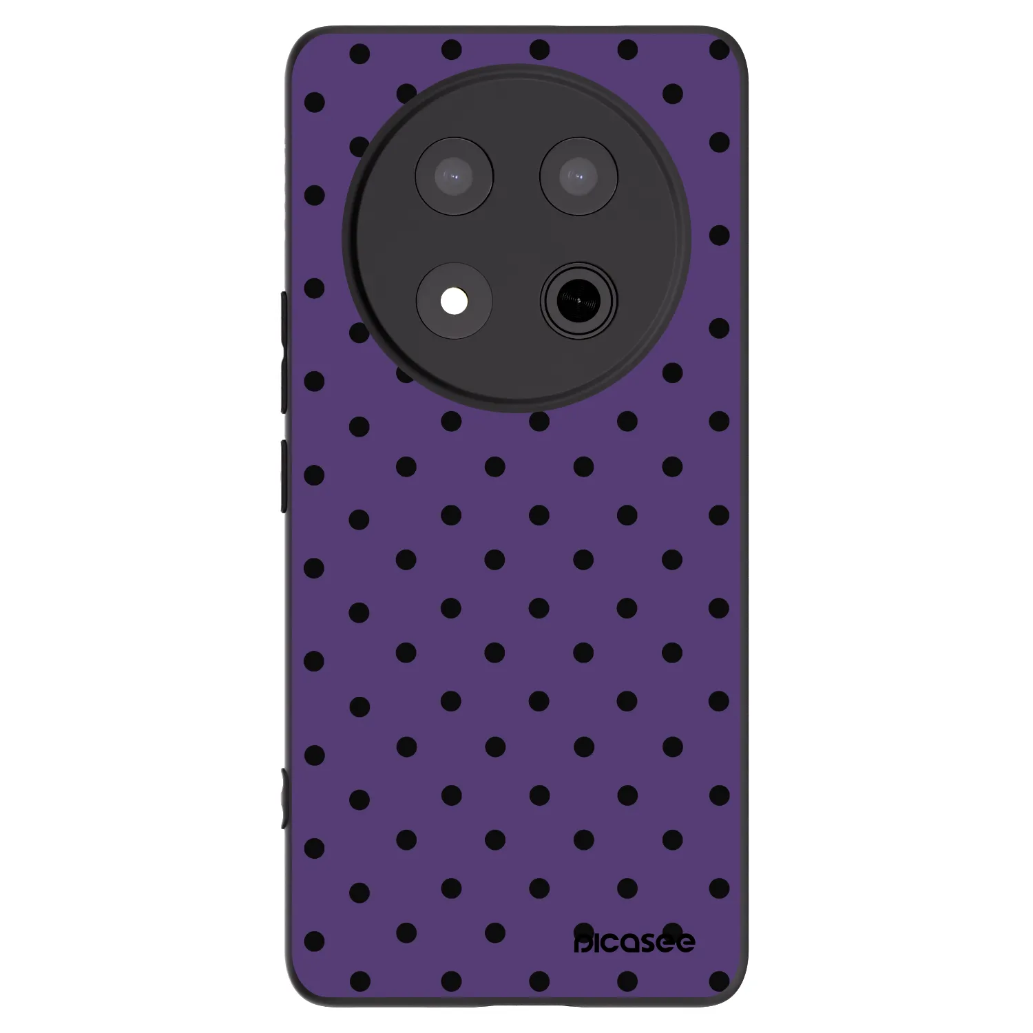 Picasee crna silikonska maskica za Honor Magic7 Lite 5G - Flickers 2