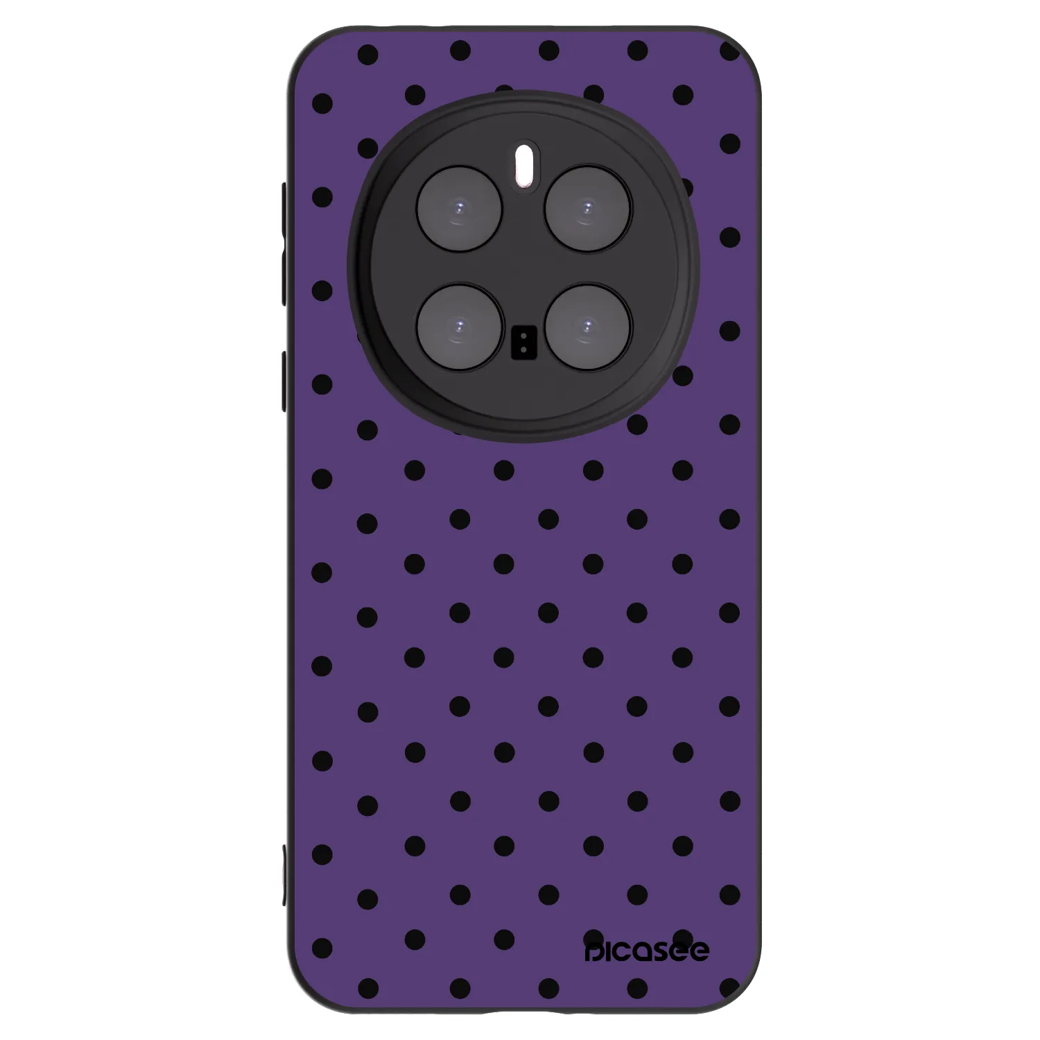 Picasee crna silikonska maskica za Honor Magic7 Pro 5G - Flickers 2