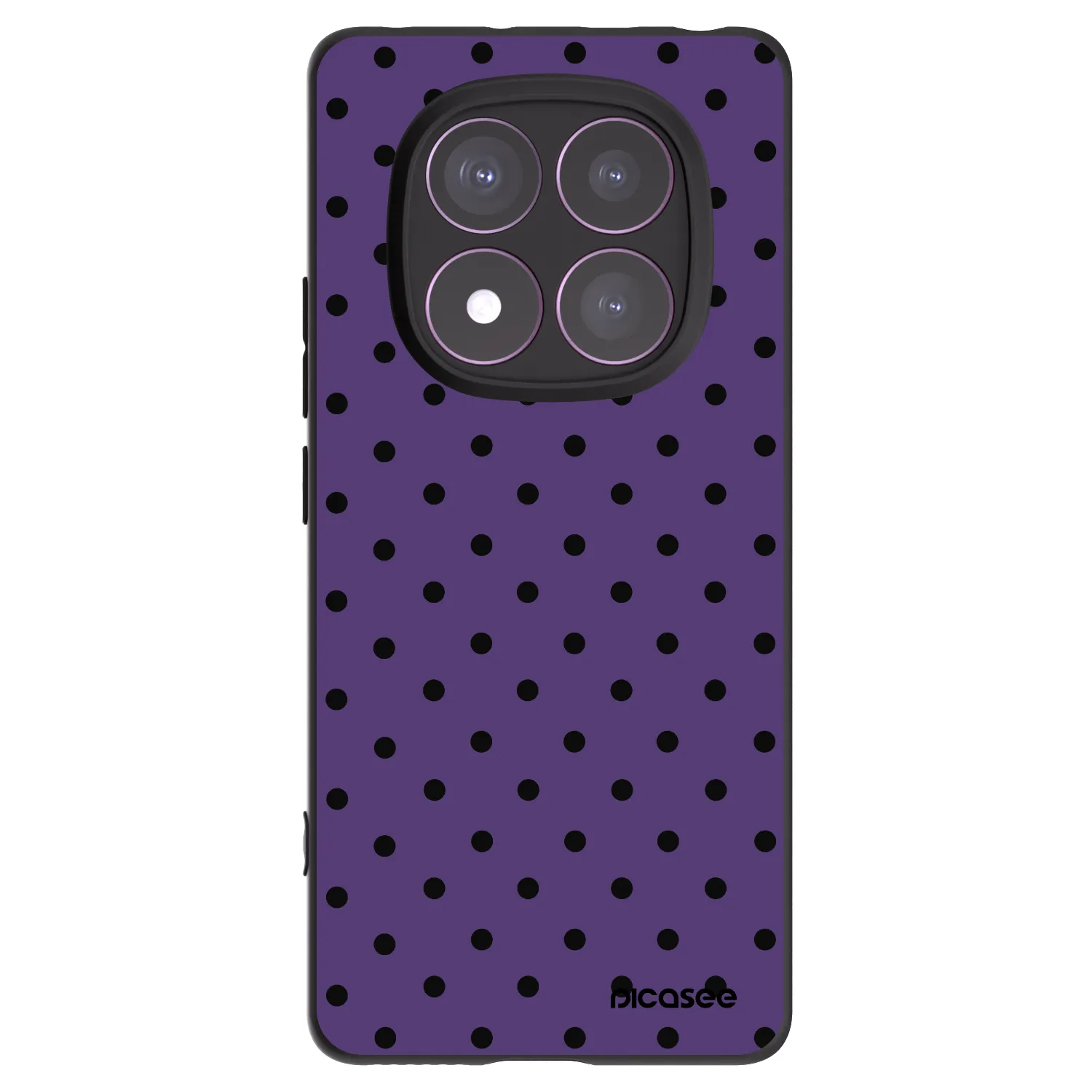 Picasee crna silikonska maskica za Xiaomi Redmi Note 14 Pro 4G - Flickers 2