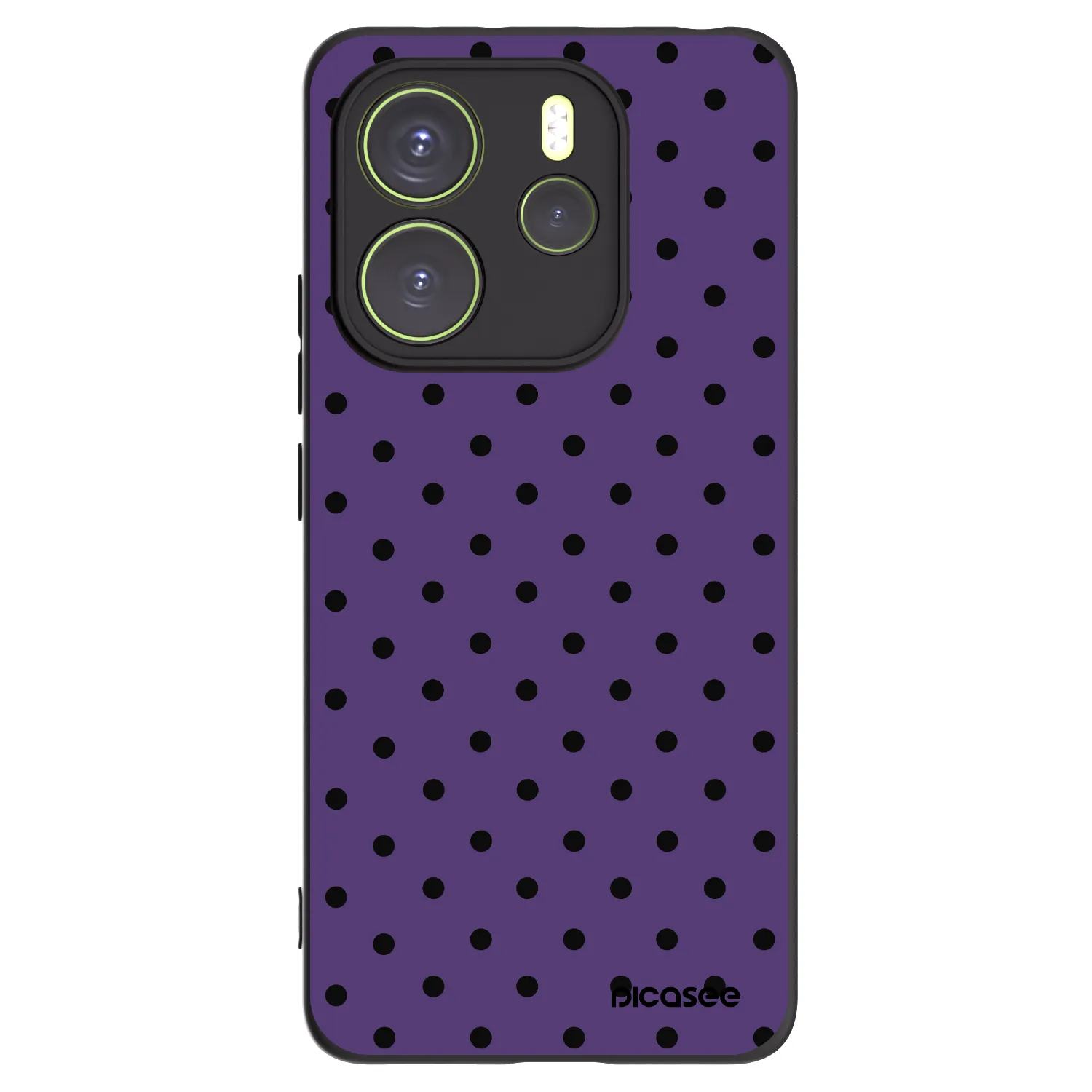 Picasee crna silikonska maskica za Xiaomi Redmi Note 14 4G - Flickers 2