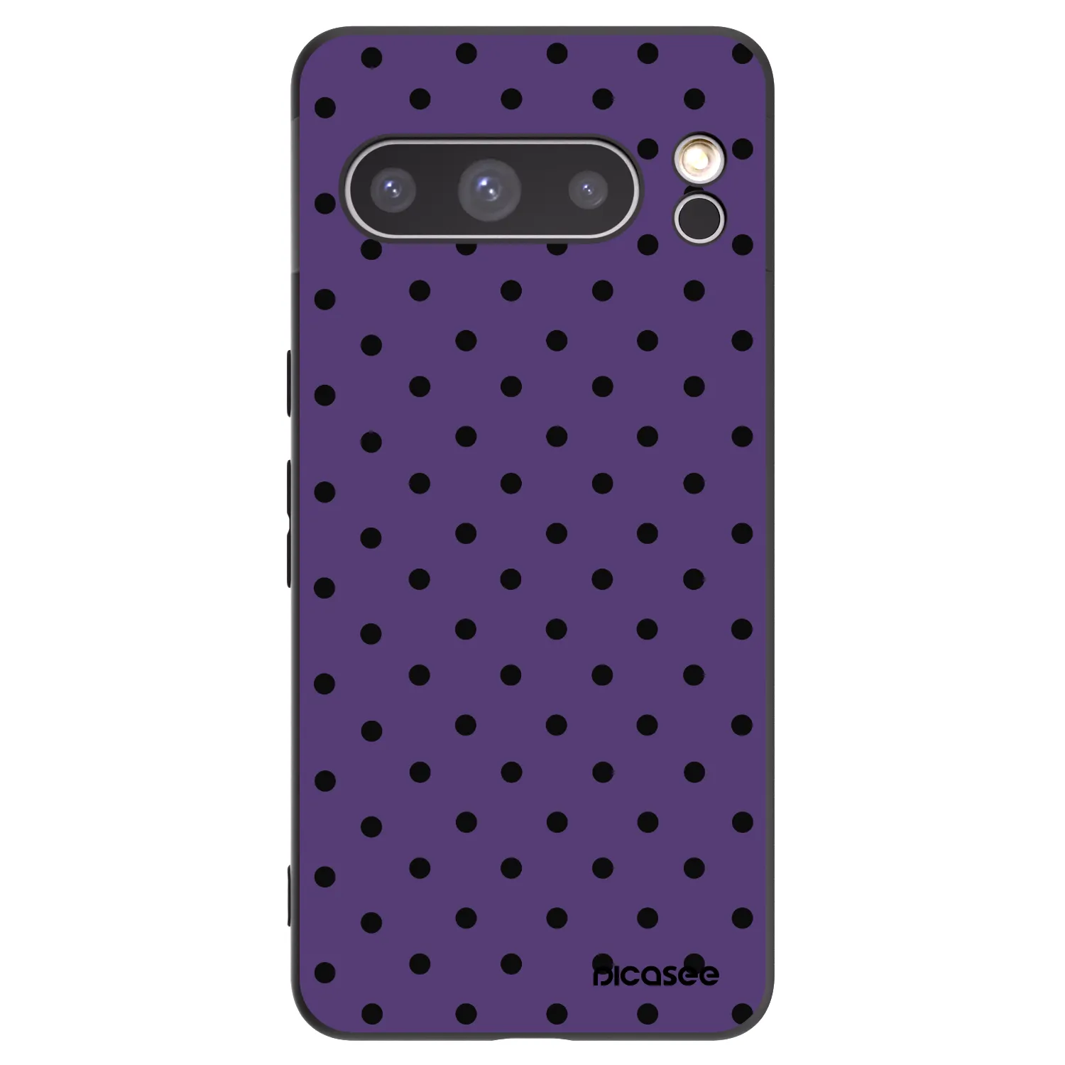 Picasee crna silikonska maskica za Google Pixel 8 Pro - Flickers 2