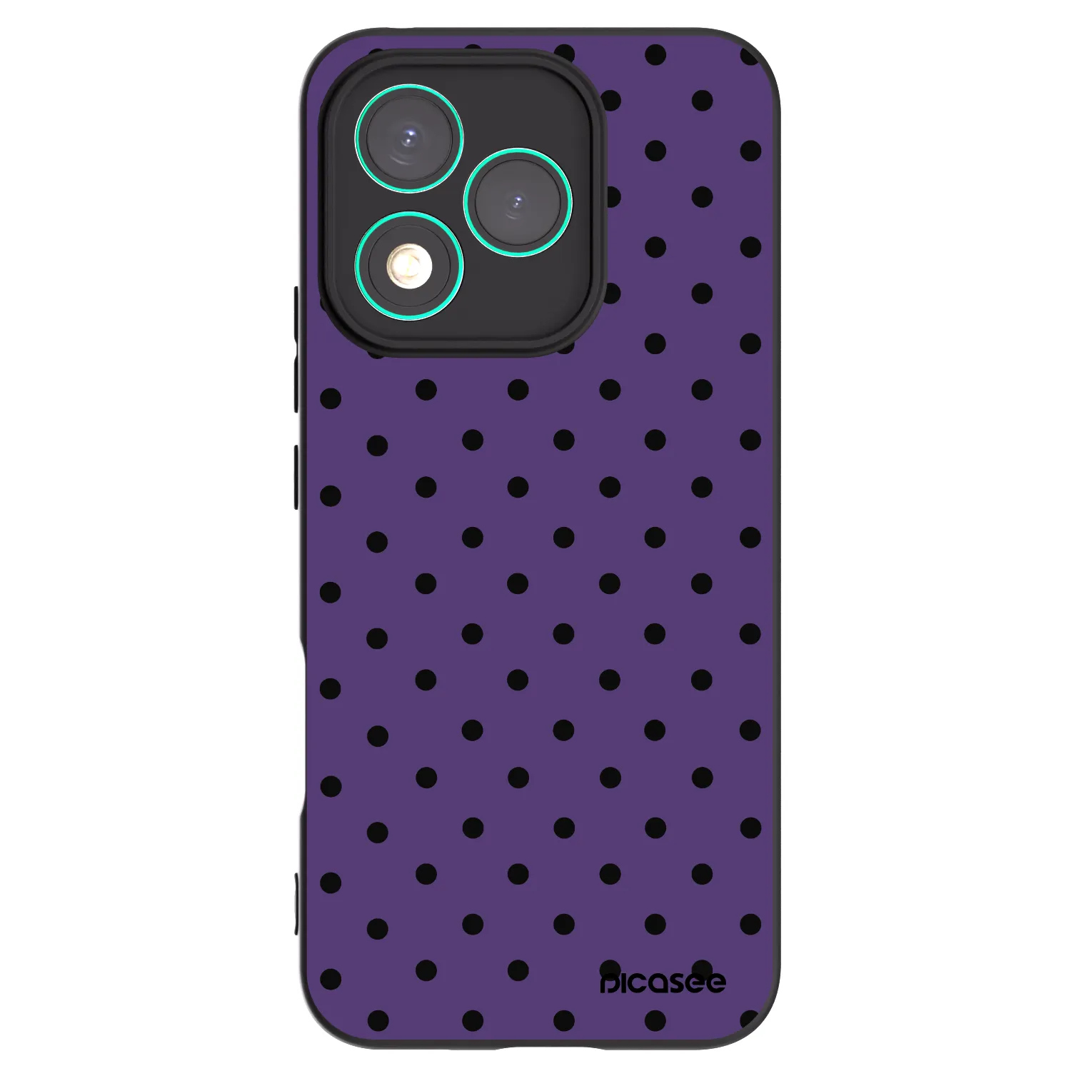 Picasee crna silikonska maskica za Honor 400 Lite 5G - Flickers 2
