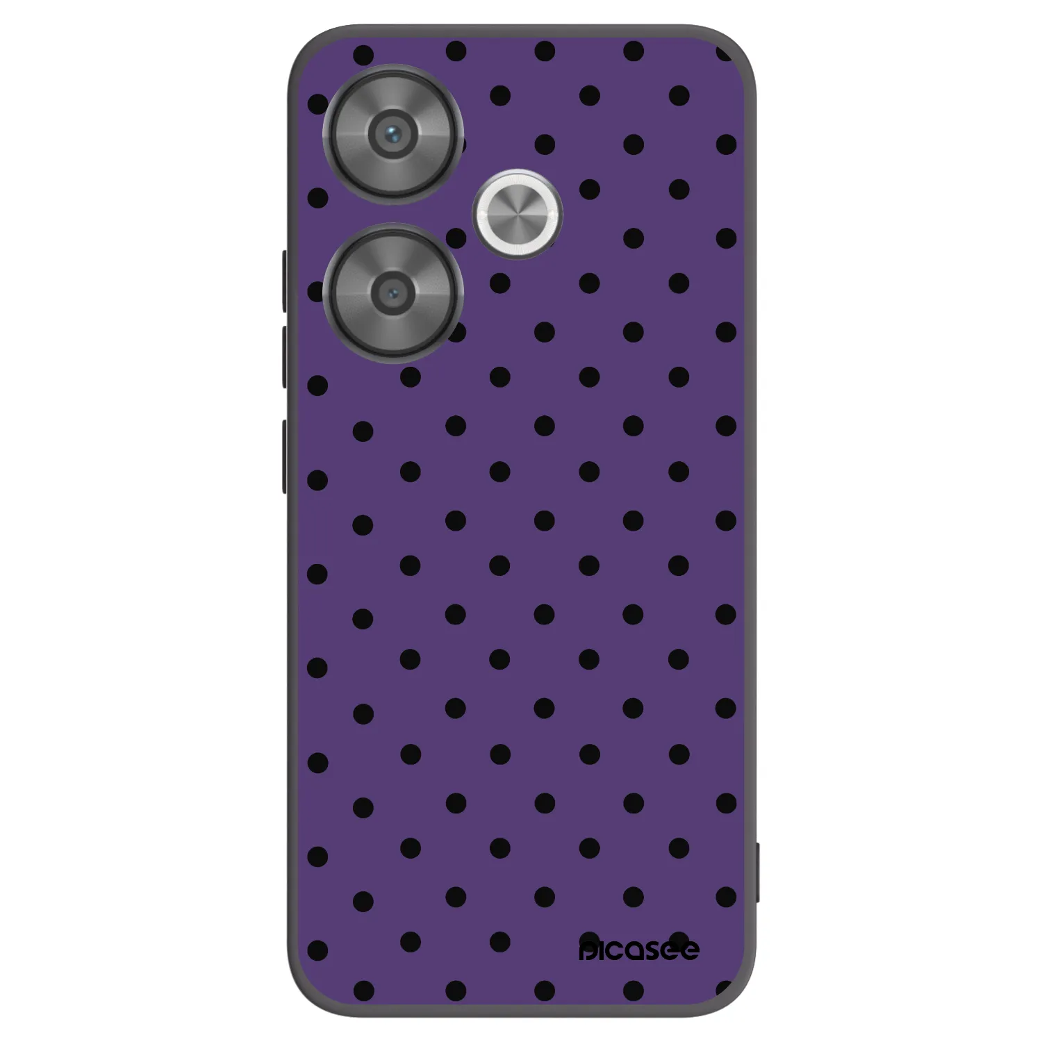 Picasee crna silikonska maskica za Xiaomi Poco F6 - Flickers 2