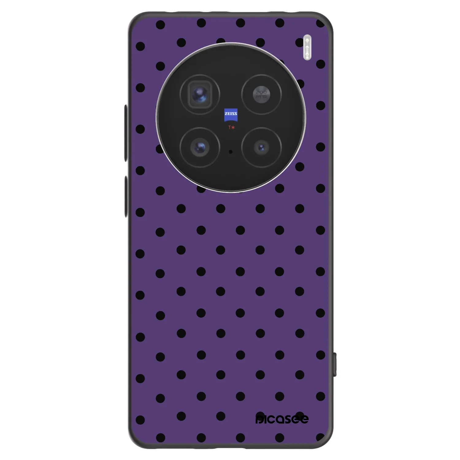 Picasee crna silikonska maskica za Vivo X200 Pro - Flickers 2