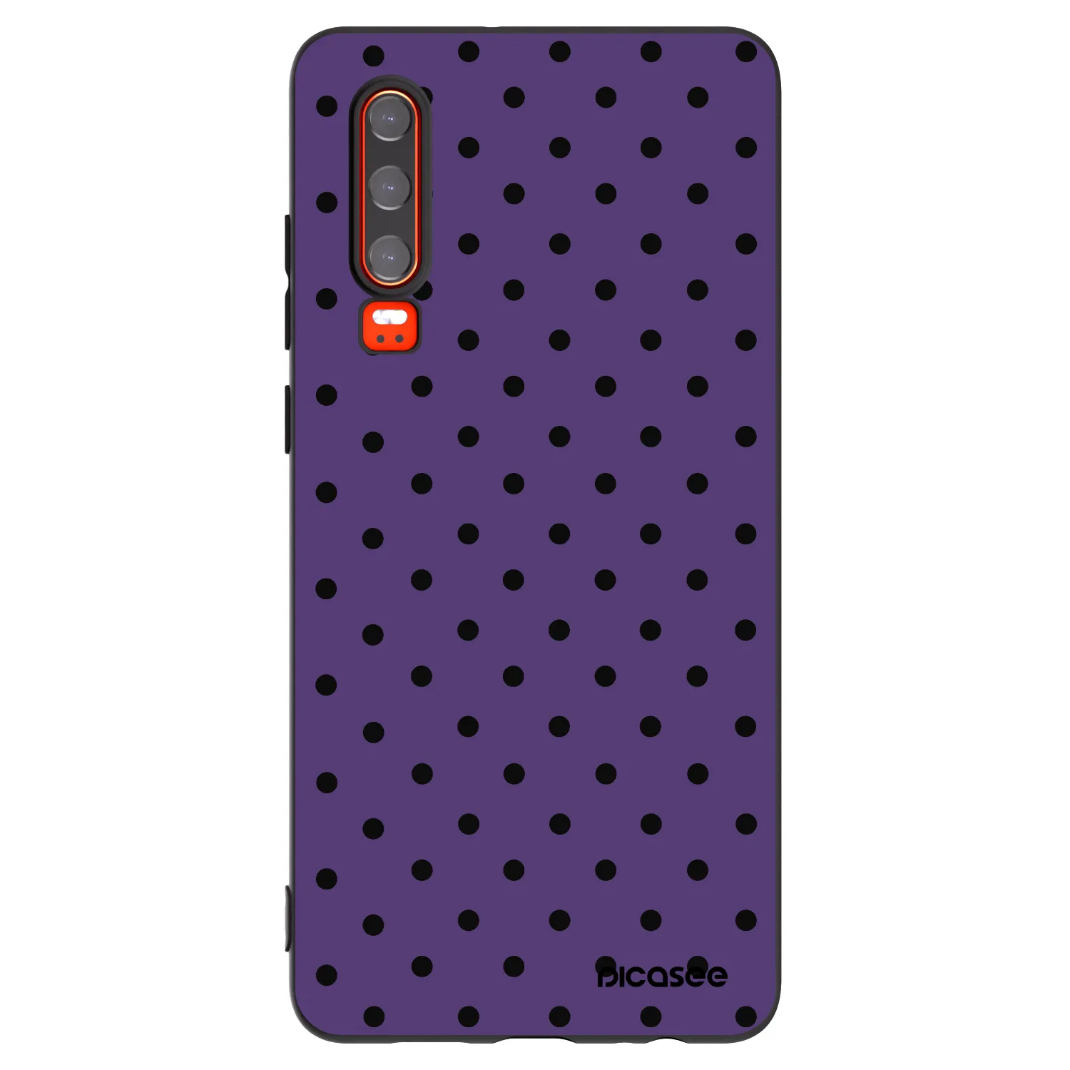 Picasee crna silikonska maskica za Huawei P30 - Flickers 2