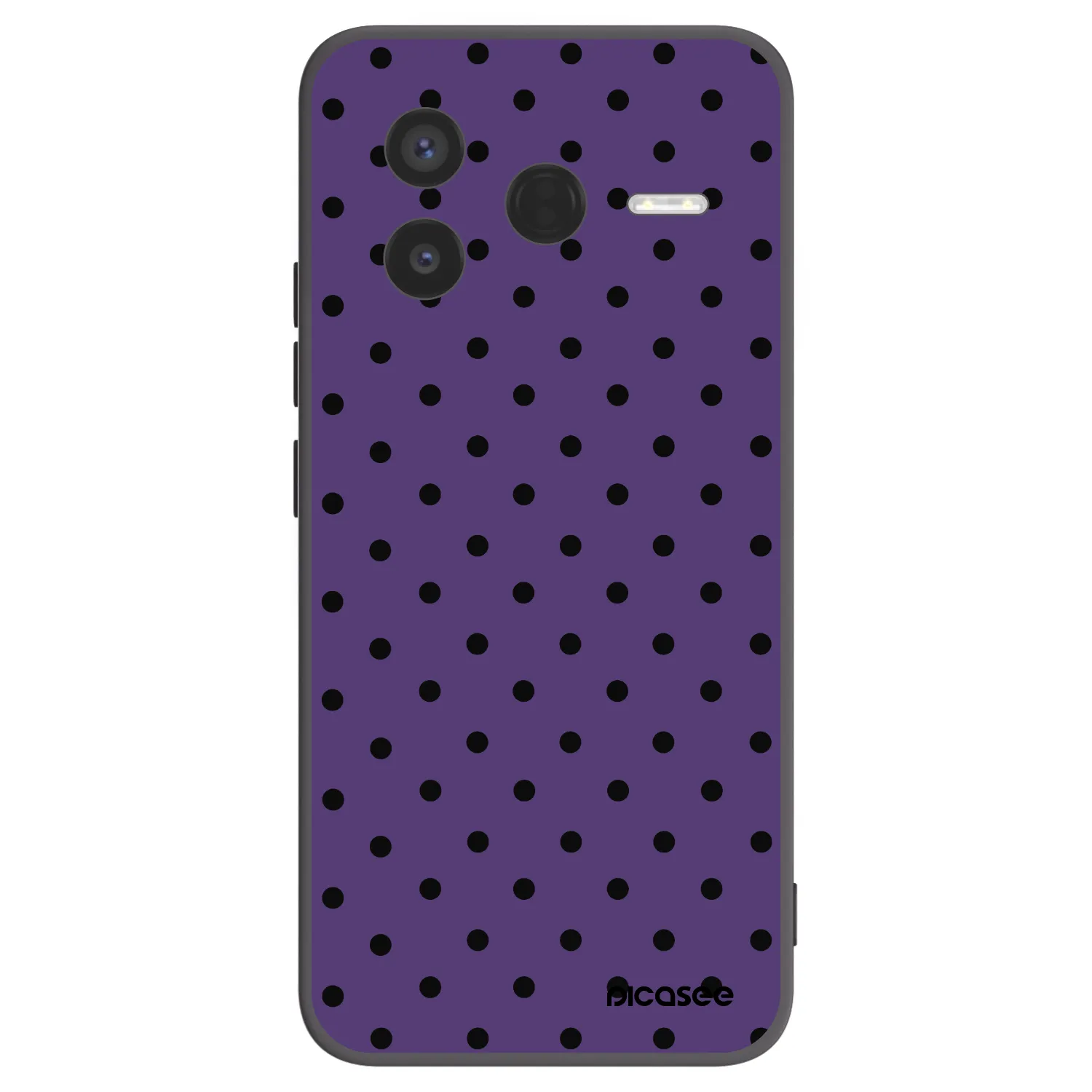 Picasee crna silikonska maskica za Xiaomi Poco F7 Pro 5G - Flickers 2