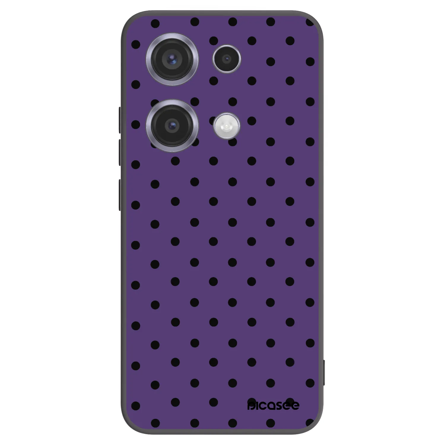 Picasee crna silikonska maskica za Xiaomi Redmi Note 14S - Flickers 2