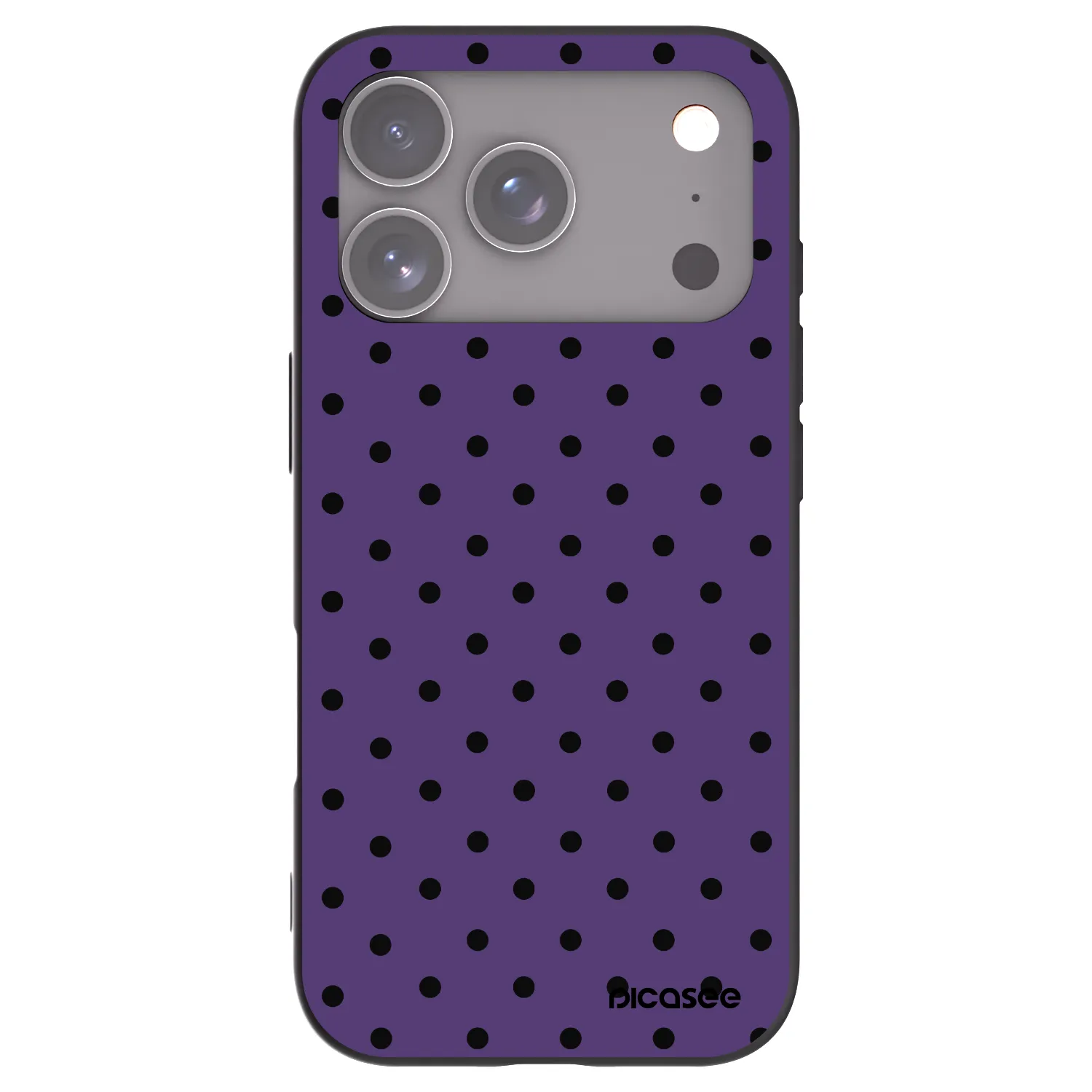 Picasee crna silikonska maskica za Apple iPhone 17 Pro - Flickers 2