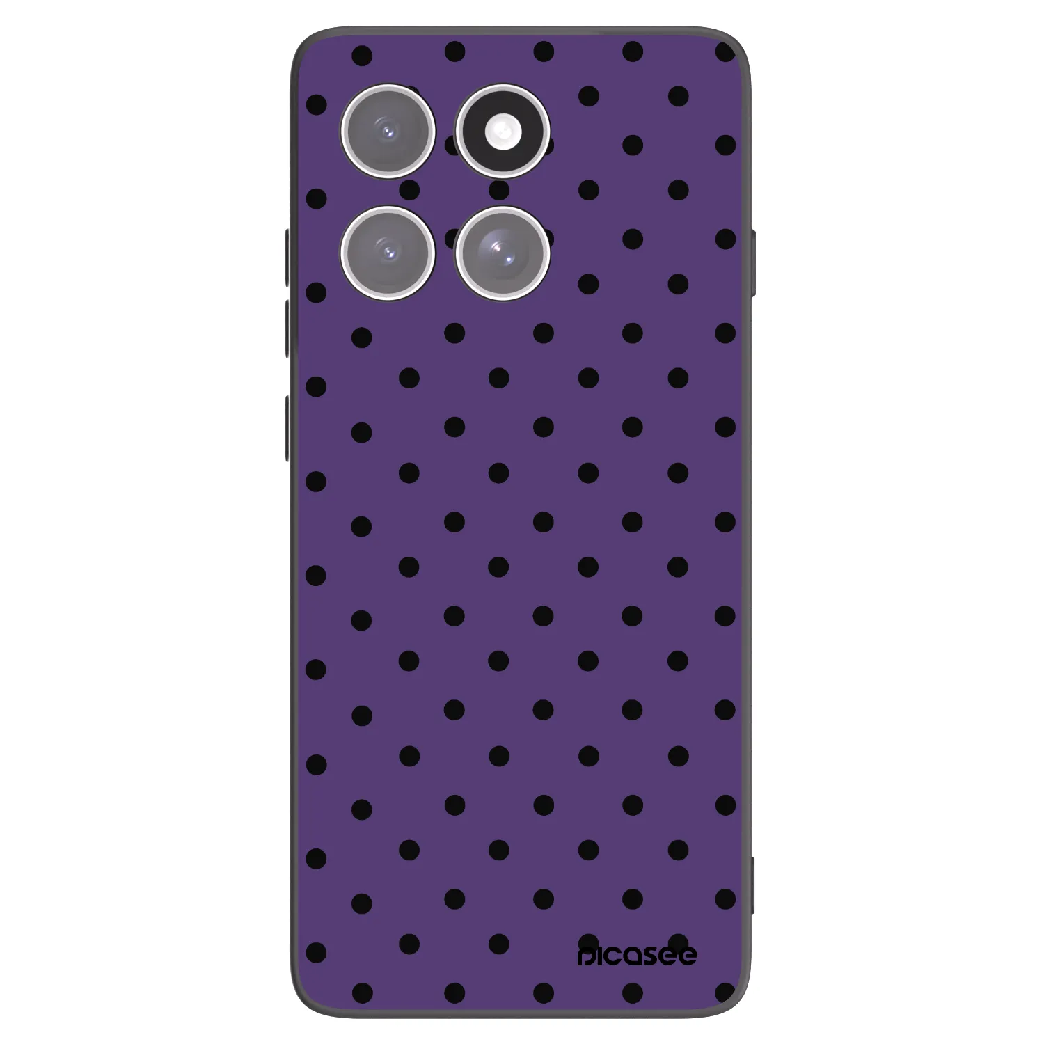 Picasee crna silikonska maskica za Motorola Edge 60 Pro - Flickers 2