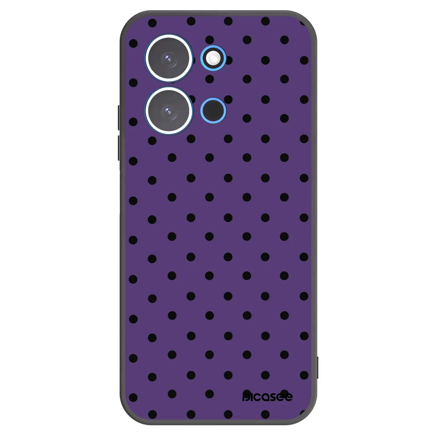 Picasee crna silikonska maskica za Xiaomi Redmi 15C 4G - Flickers 2