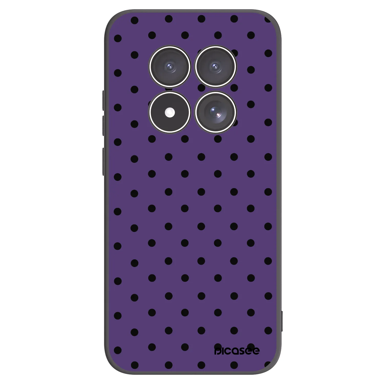Picasee crna silikonska maskica za Xiaomi Redmi Note 15 Pro 4G - Flickers 2