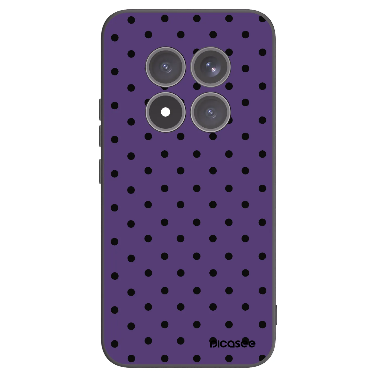 Picasee crna silikonska maskica za Xiaomi Redmi Note 15 Pro+ - Flickers 2