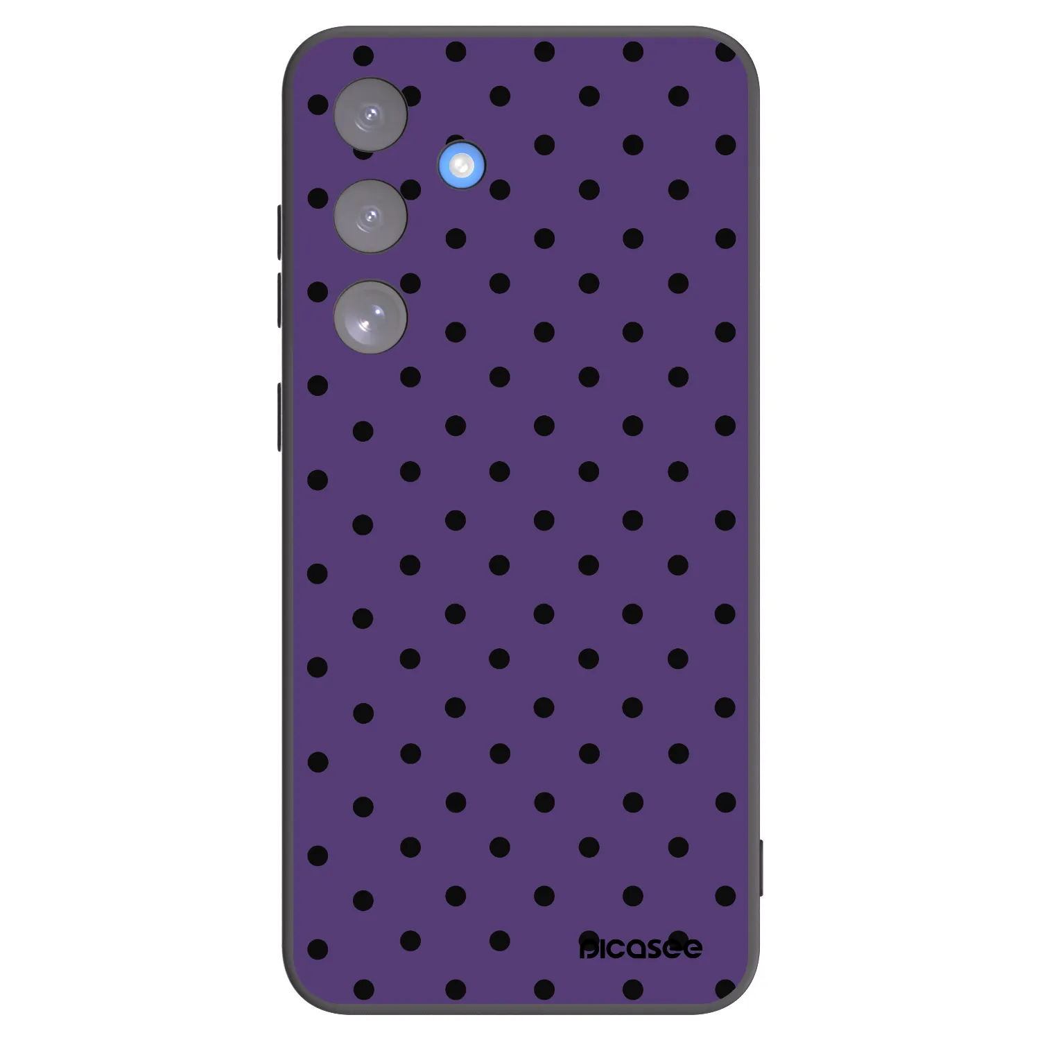 Picasee crna silikonska maskica za Samsung Galaxy S25 FE 5G - Flickers 2