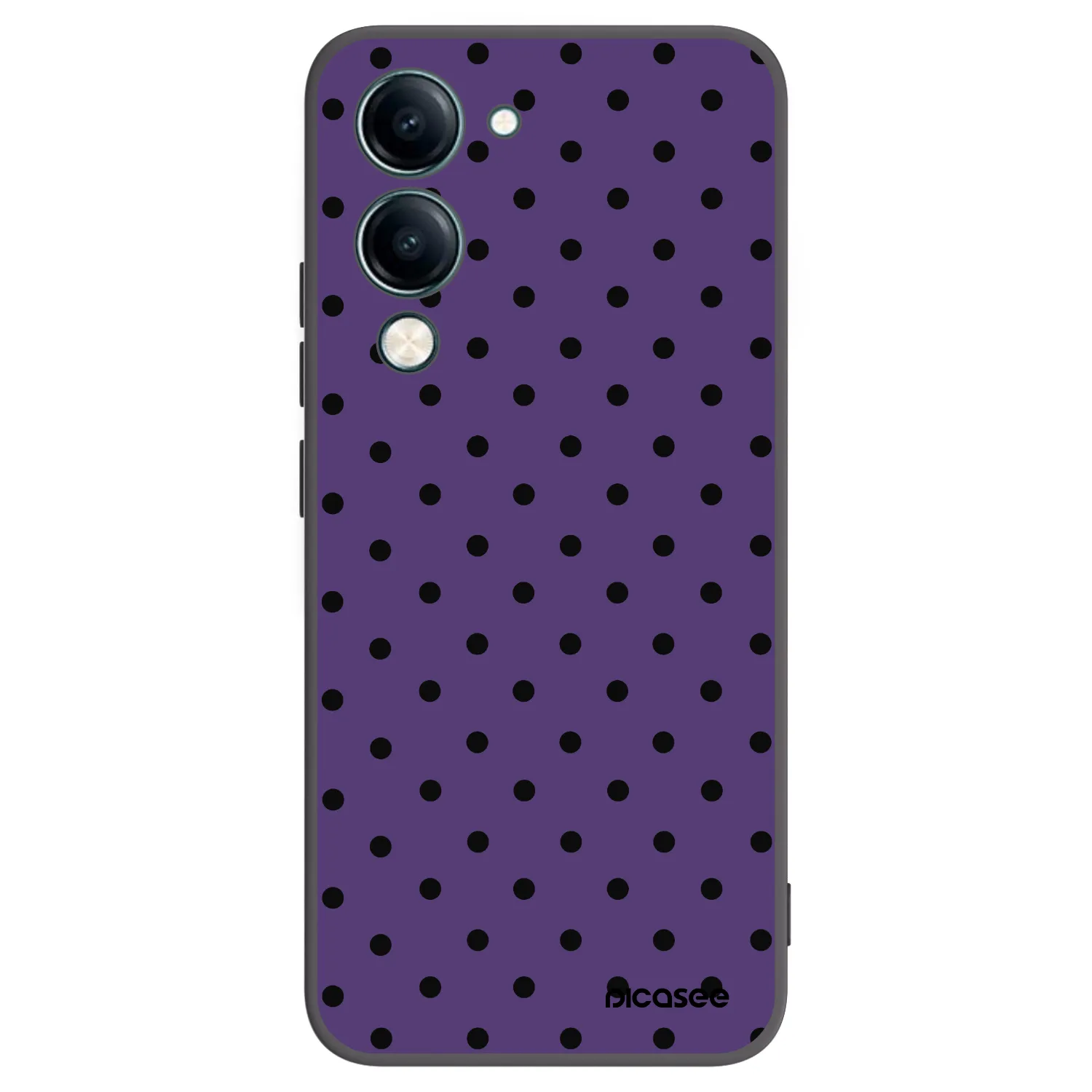 Picasee crna silikonska maskica za Vivo Y29s 5G - Flickers 2