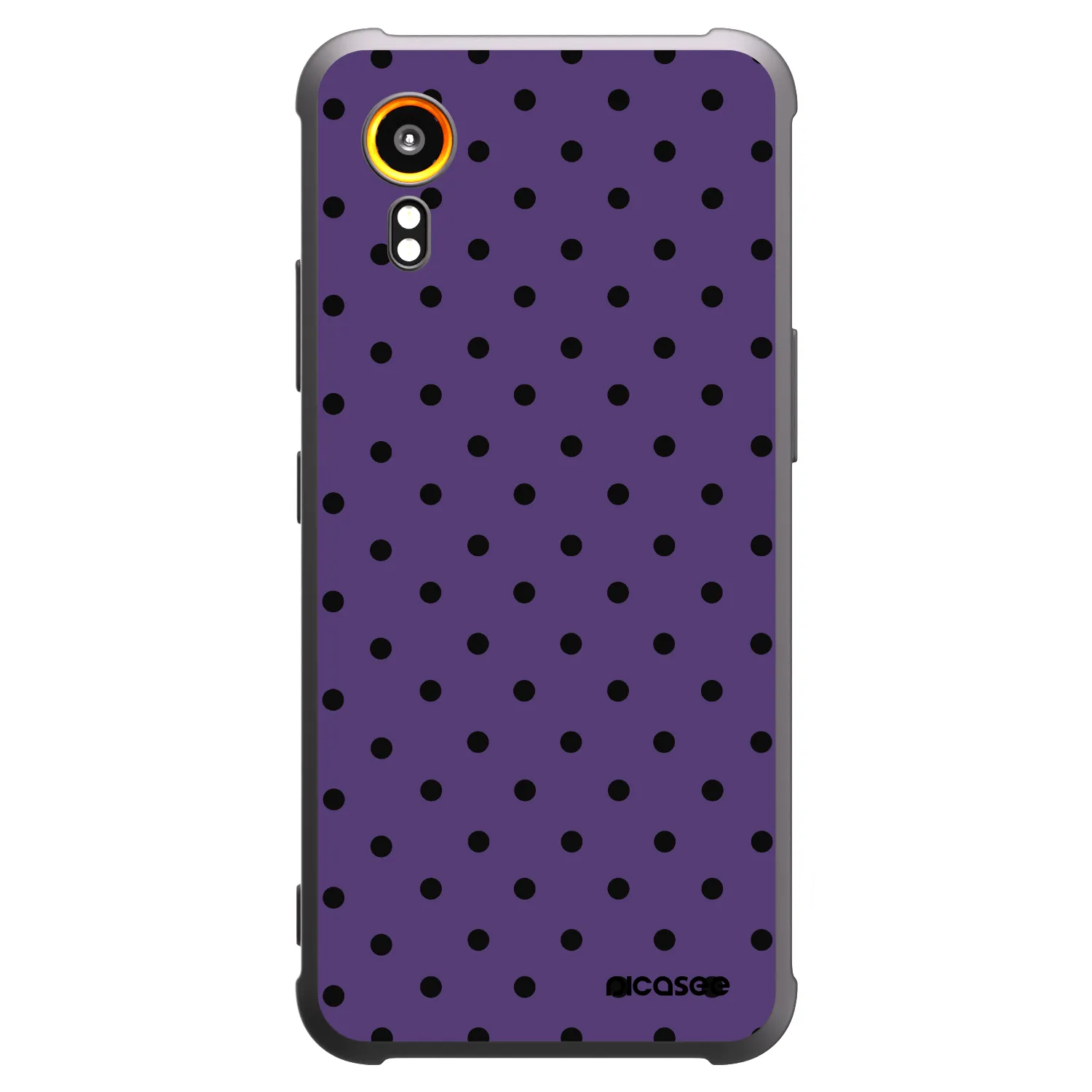 Picasee crna silikonska maskica za Samsung Galaxy XCover 7 - Flickers 2