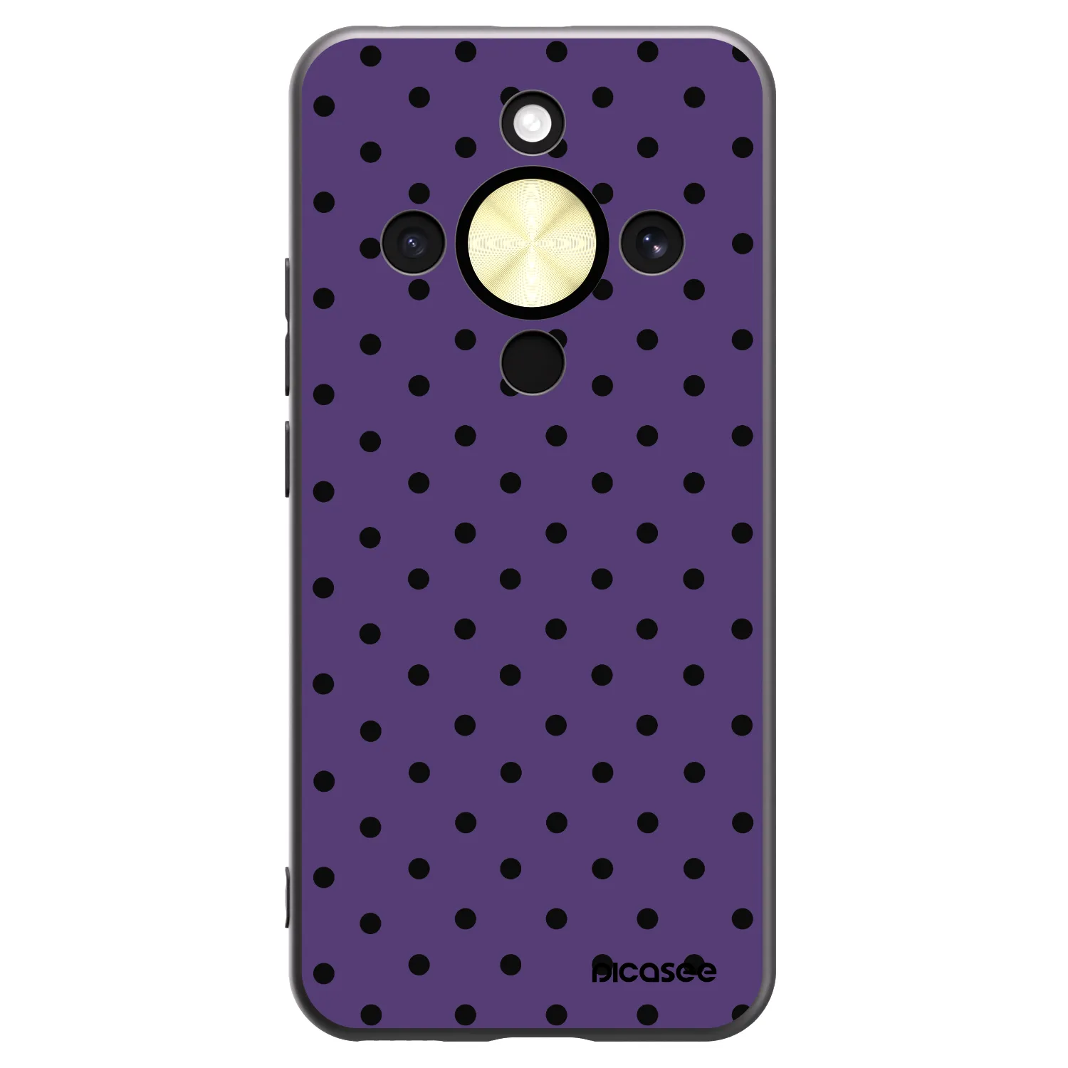 Picasee crna silikonska maskica za Honor Magic8 Lite 5G - Flickers 2