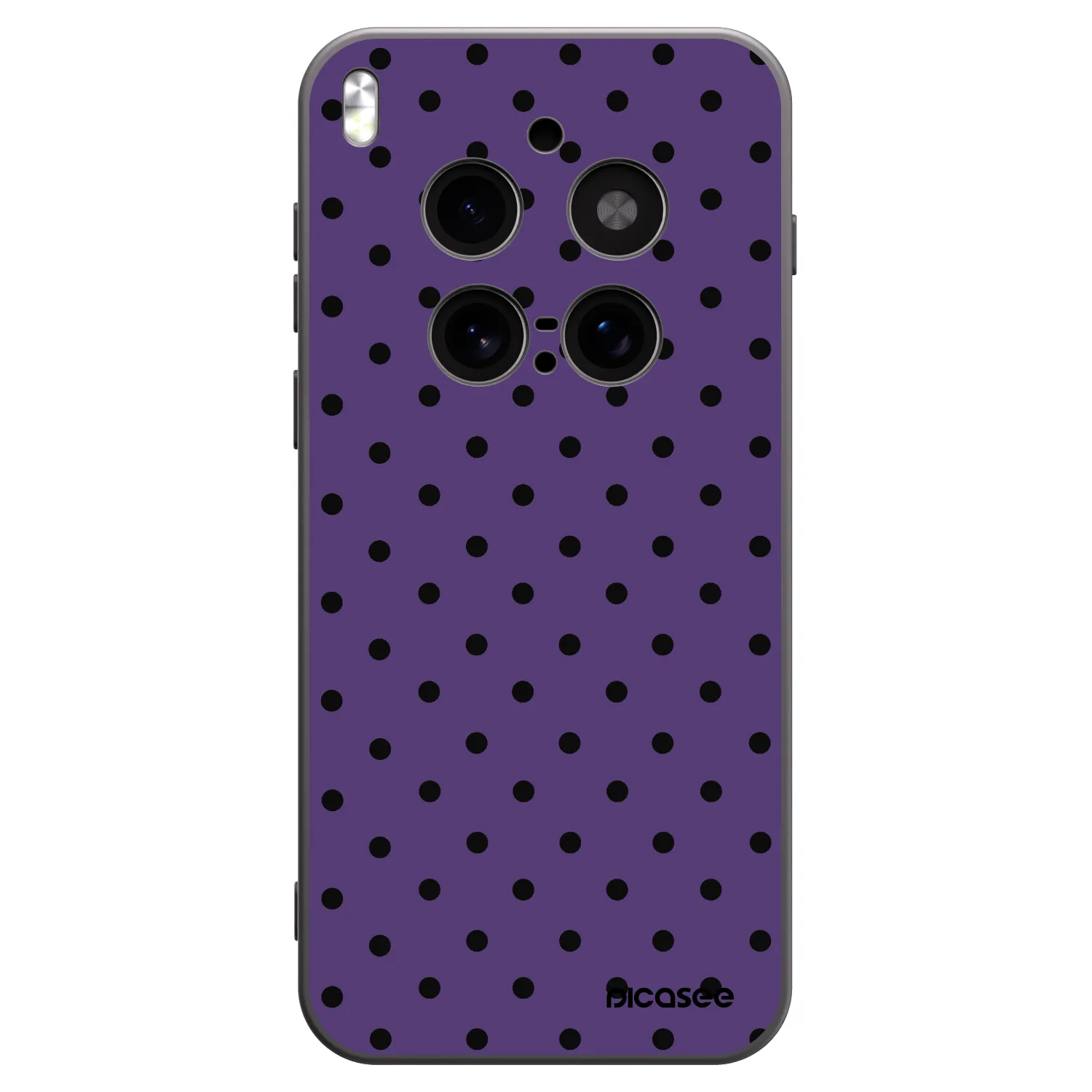Picasee crna silikonska maskica za Vivo X300 Pro - Flickers 2