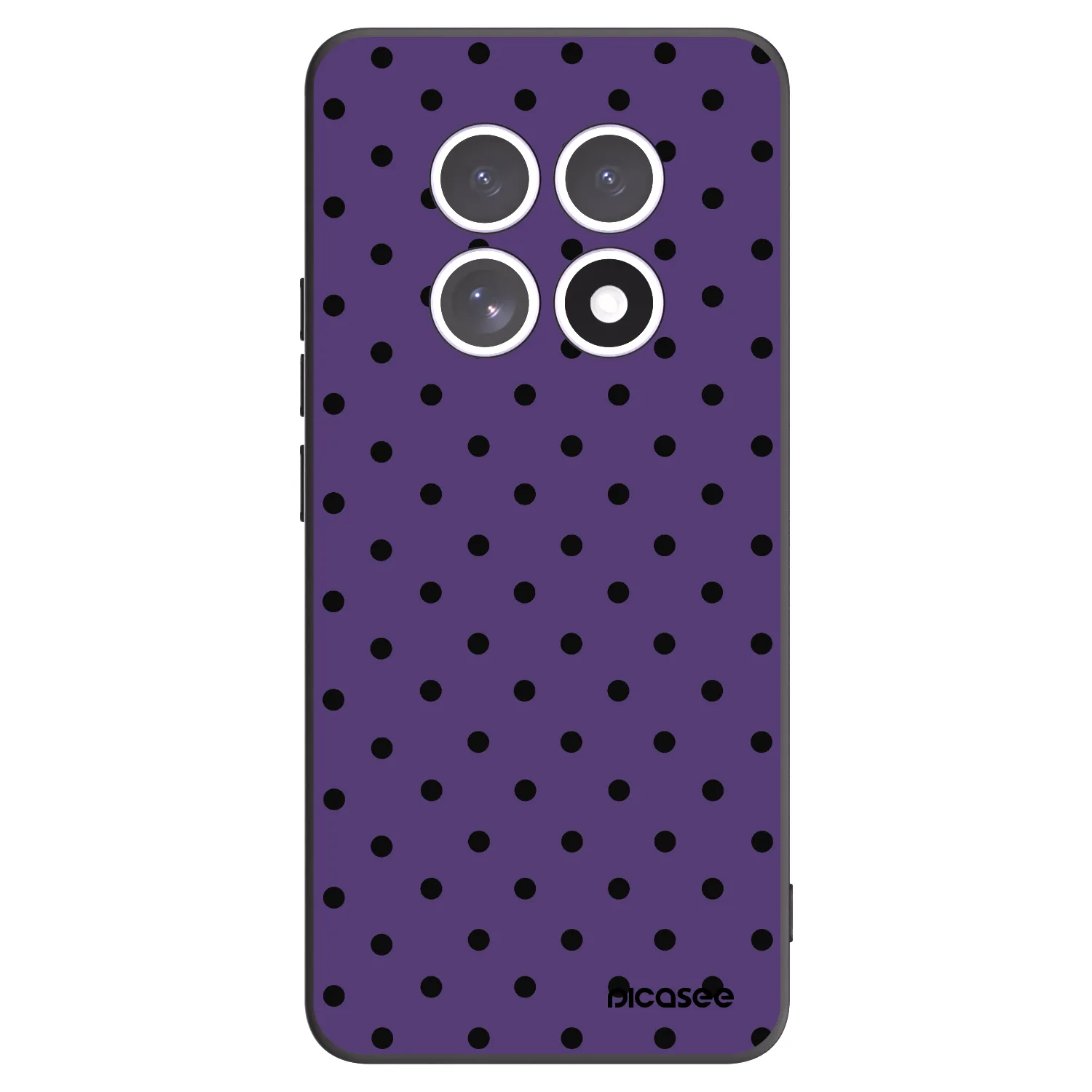 Picasee crna silikonska maskica za Xiaomi Redmi Note 15 5G - Flickers 2