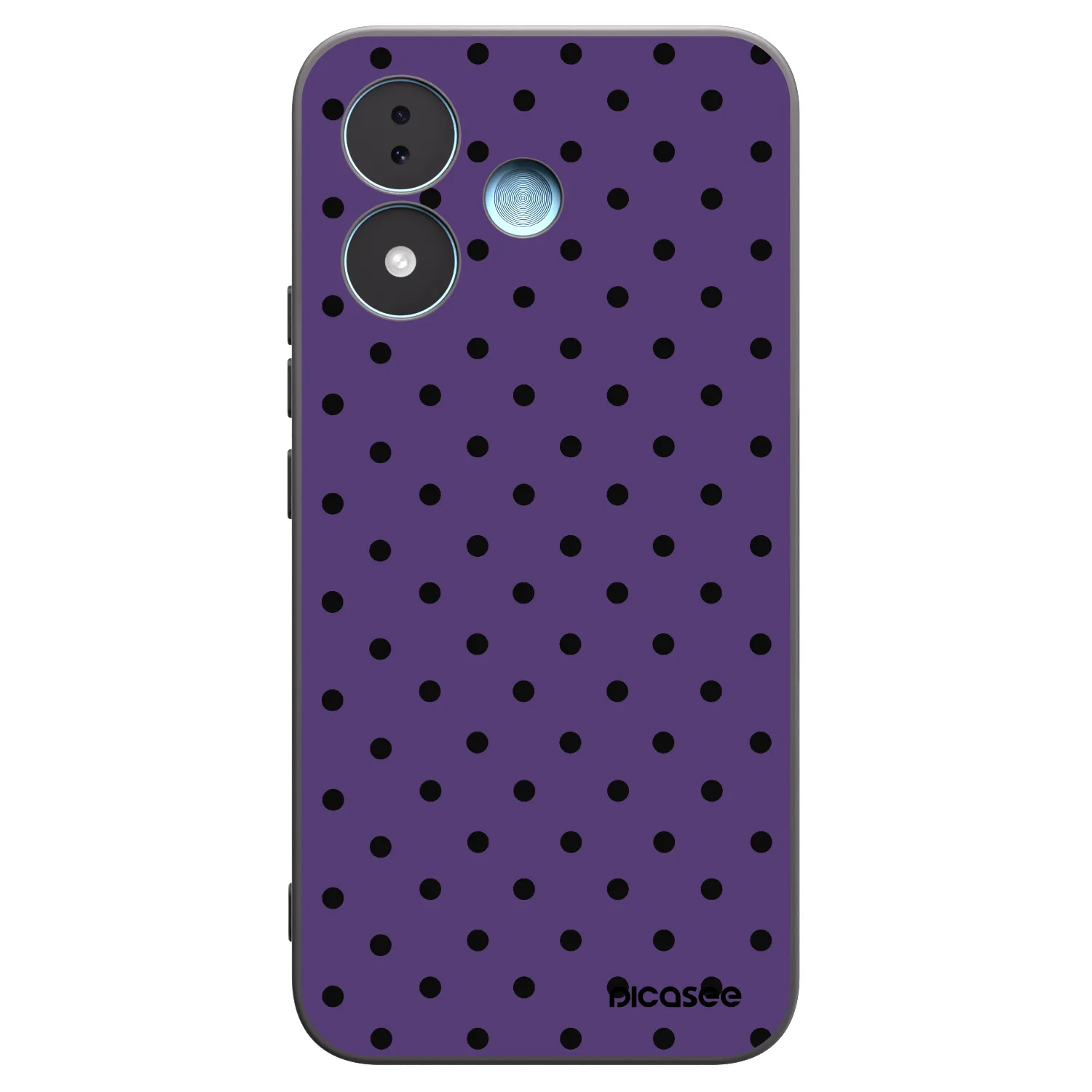 Picasee crna silikonska maskica za Xiaomi Redmi Note 17 5G - Flickers 2
