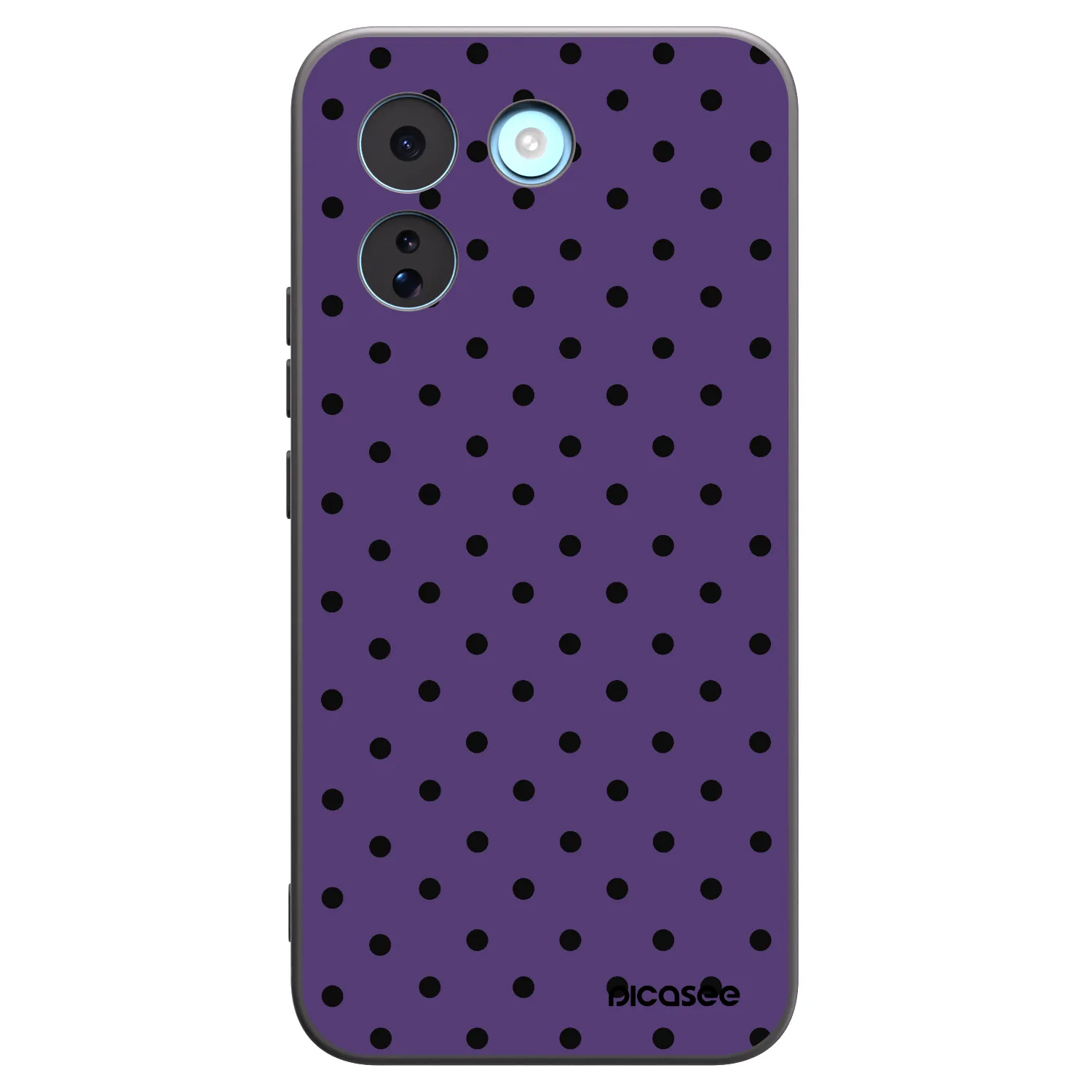 Picasee crna silikonska maskica za Xiaomi Redmi Note 17 Pro MAX 5G - Flickers 2