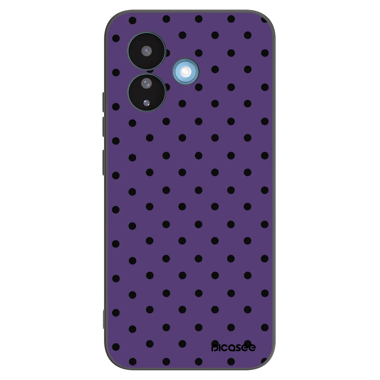 Picasee crna silikonska maskica za Xiaomi Redmi Note 17 Pro 5G - Flickers 2