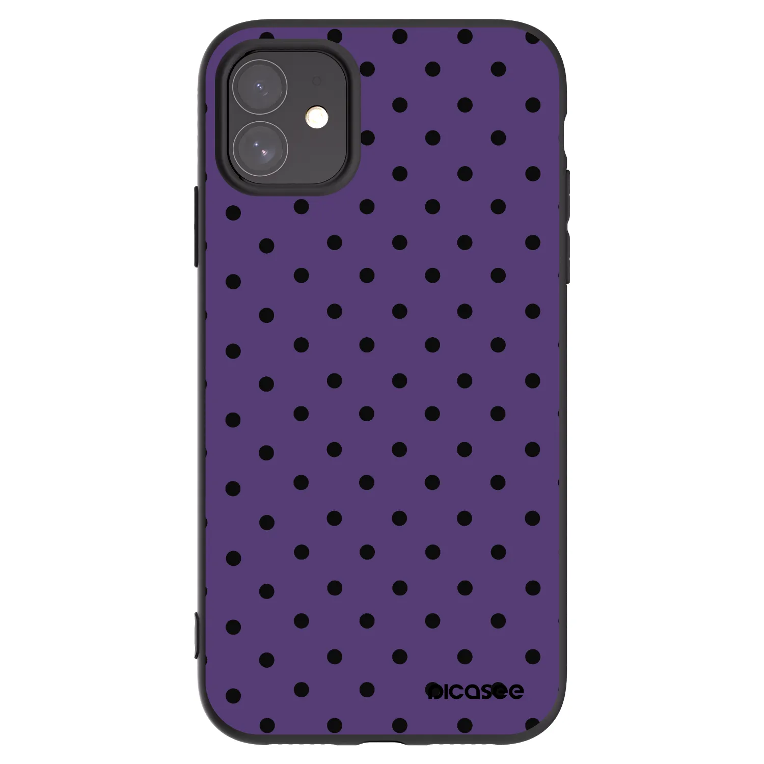 Picasee crna silikonska maskica za Apple iPhone 11 - Flickers 2