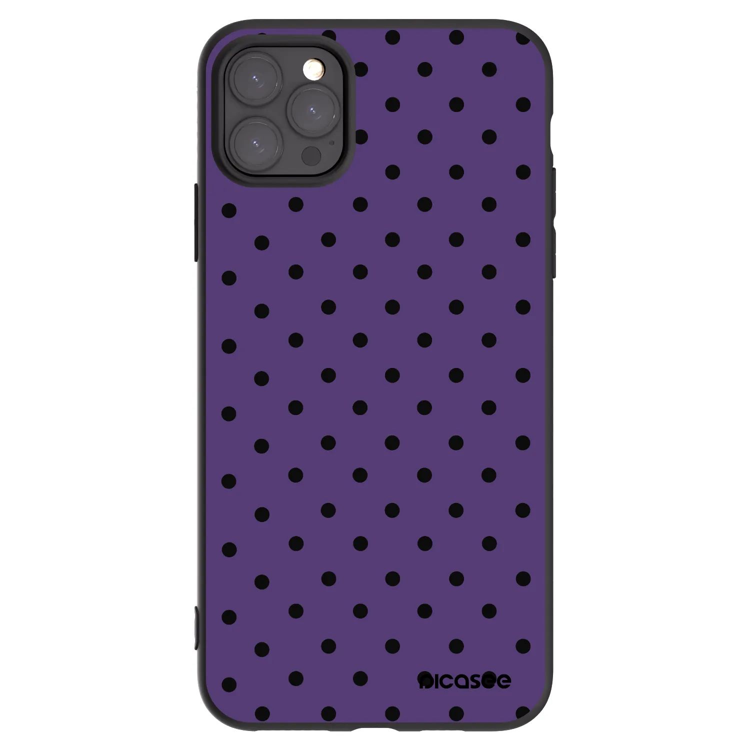 Picasee crna silikonska maskica za Apple iPhone 11 Pro Max - Flickers 2