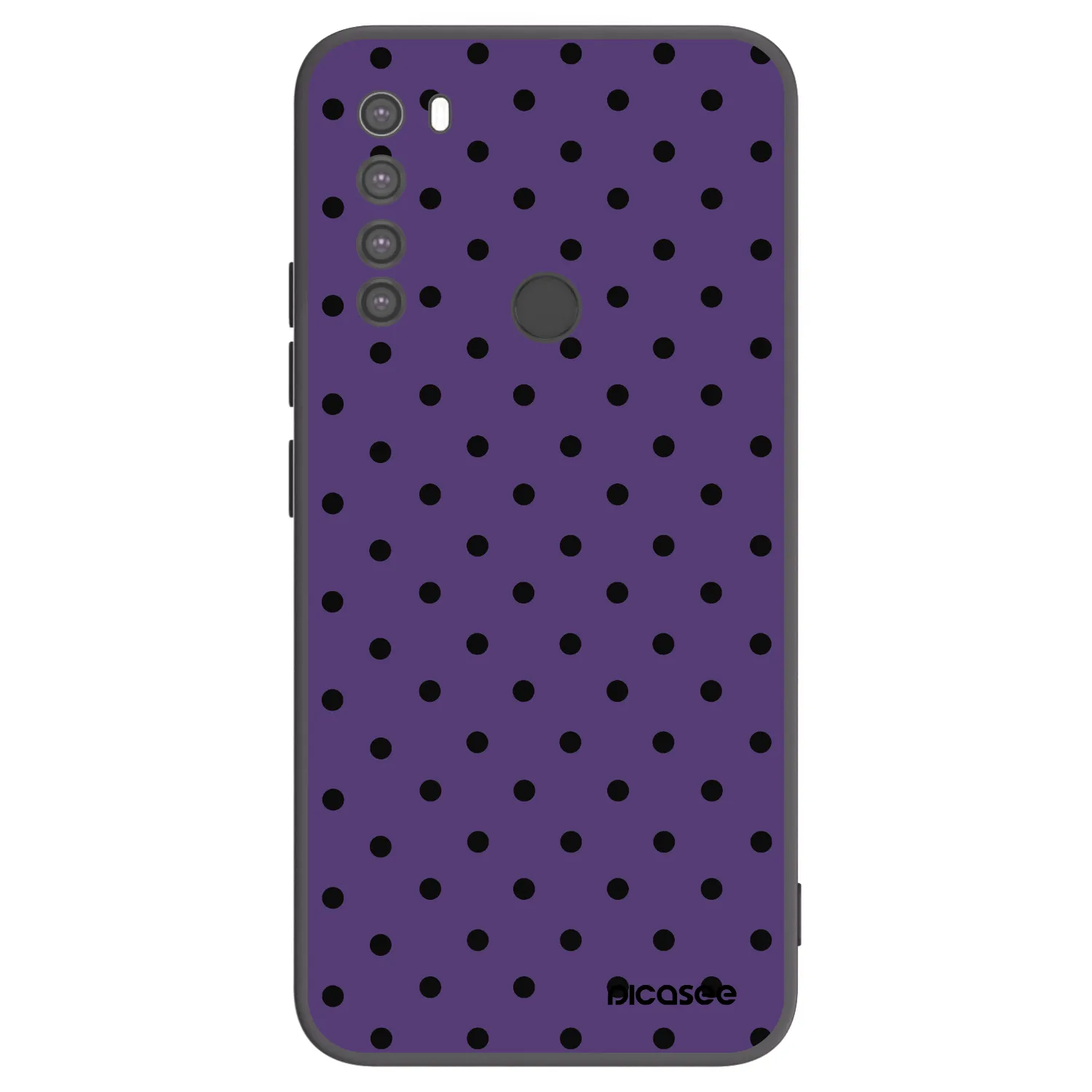 Picasee crna silikonska maskica za Xiaomi Redmi Note 8 - Flickers 2