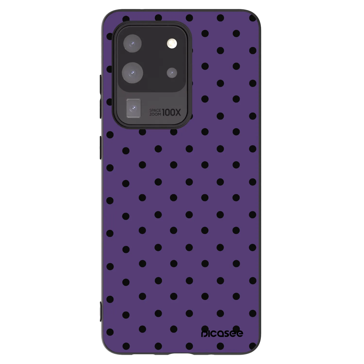 Picasee crna silikonska maskica za Samsung Galaxy S20 Ultra 5G G988F - Flickers 2