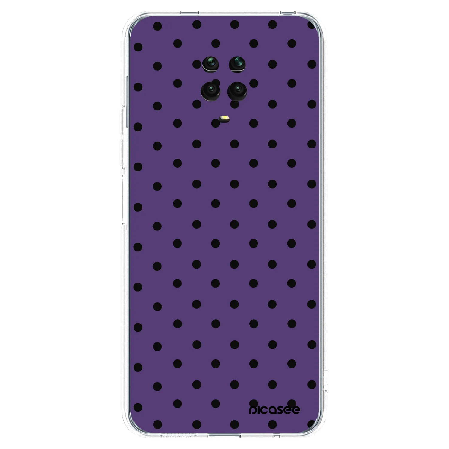 Picasee silikonska prozirna maskica za Xiaomi Redmi Note 9S - Flickers 2