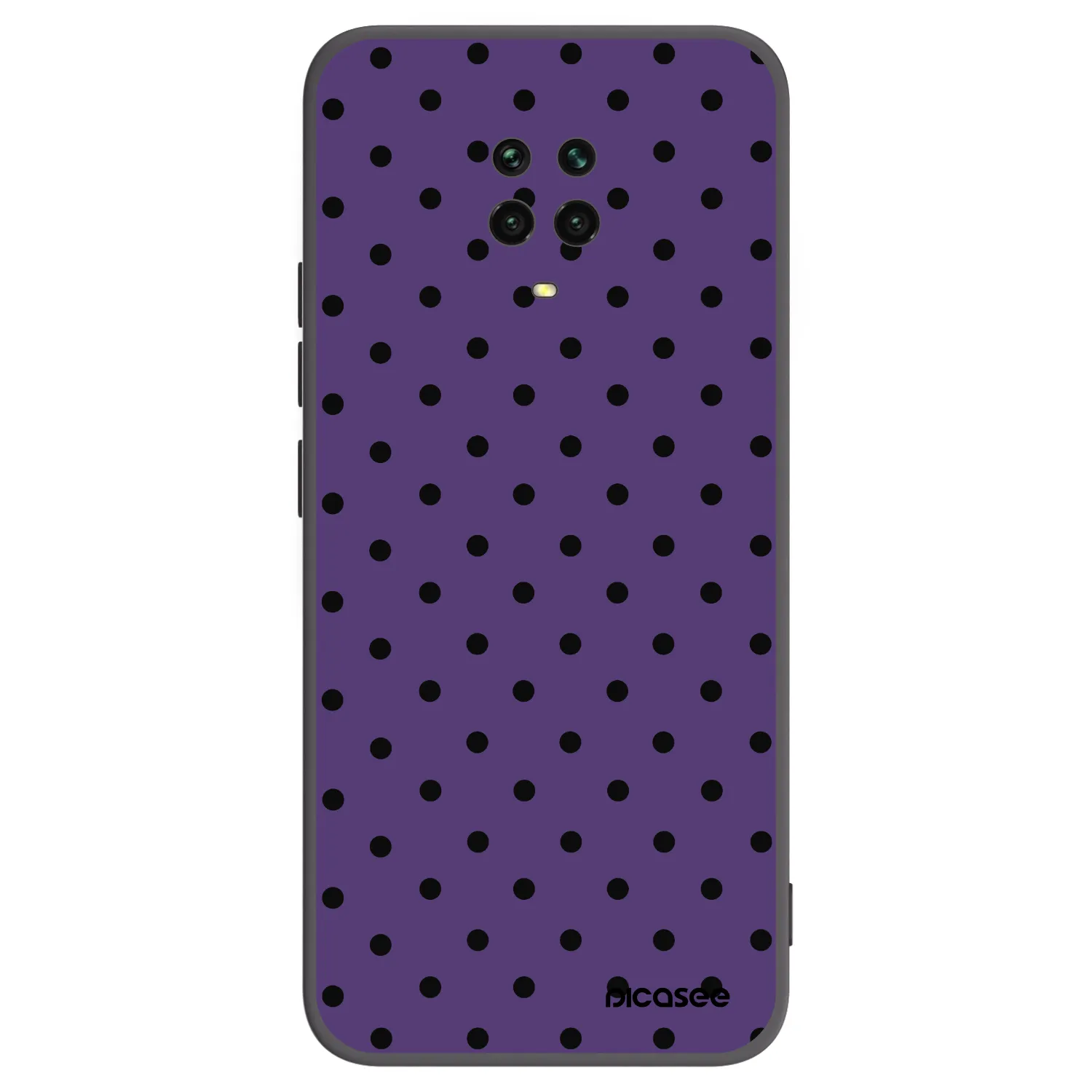 Picasee crna silikonska maskica za Xiaomi Redmi Note 9S - Flickers 2