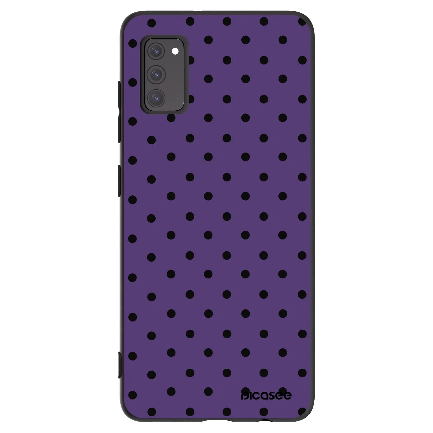 Picasee crna silikonska maskica za Samsung Galaxy A41 A415F - Flickers 2