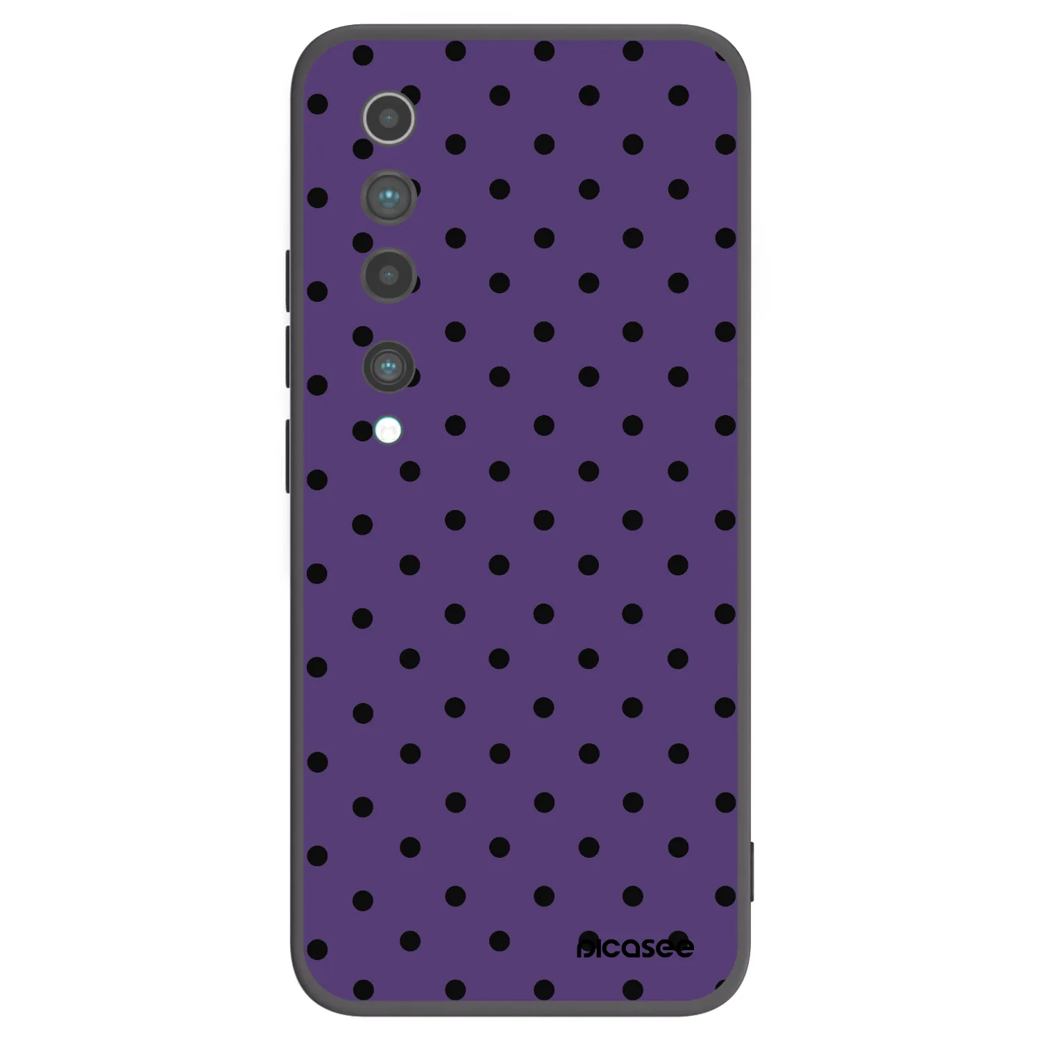 Picasee crna silikonska maskica za Xiaomi Mi 10 - Flickers 2