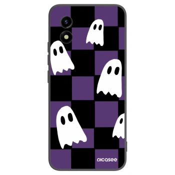 Picasee crna silikonska maskica za Vivo Y01 - Ghosts