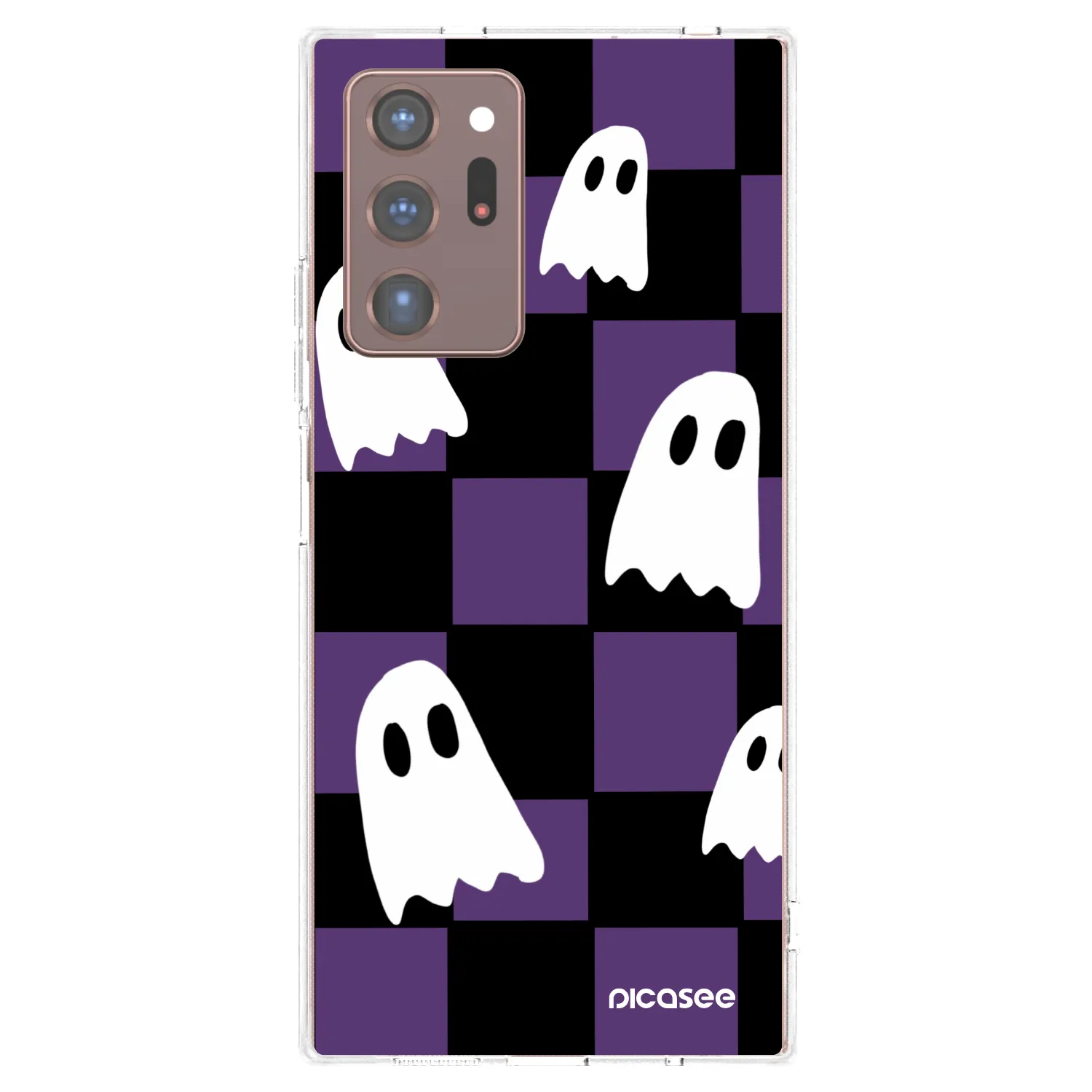 Picasee silikonska prozirna maskica za Samsung Galaxy Note 20 Ultra - Ghosts