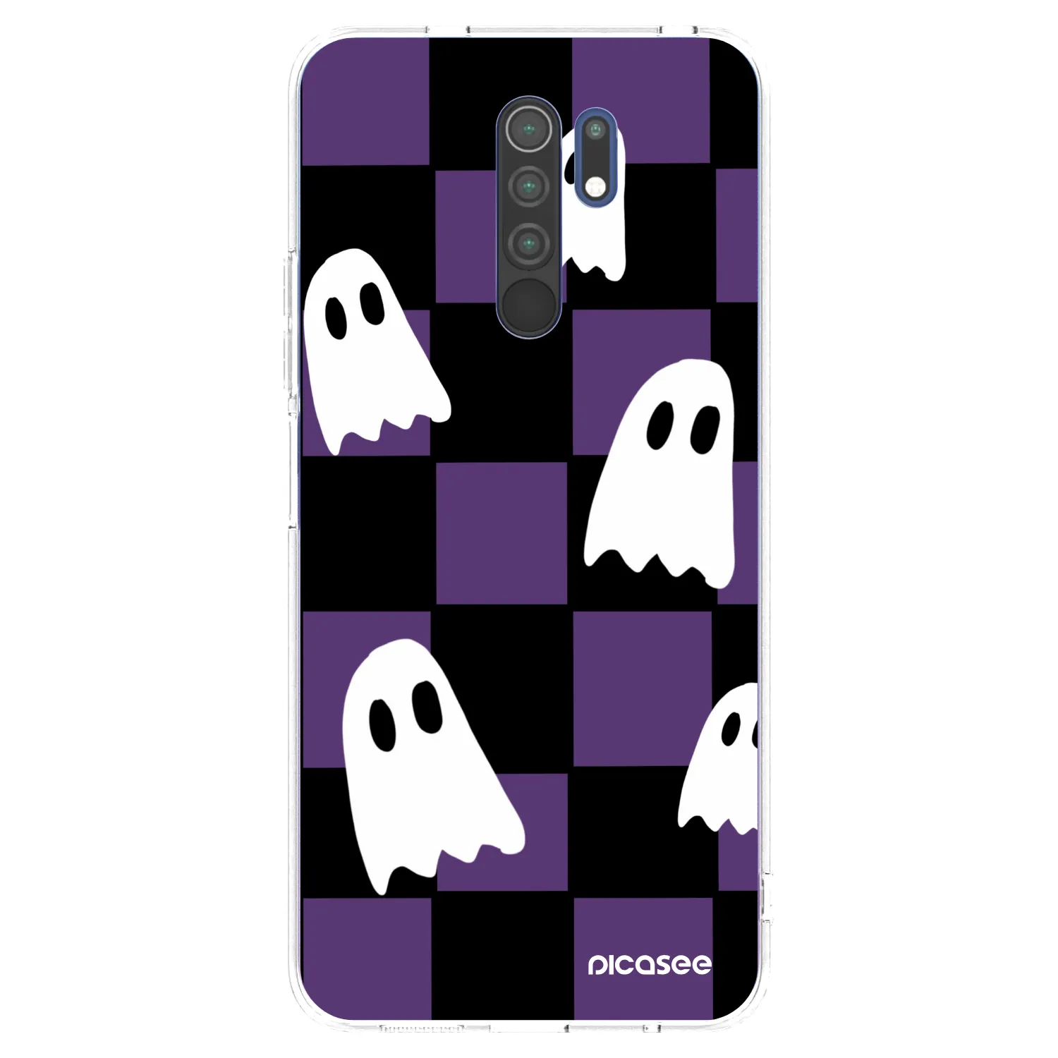 Picasee silikonska prozirna maskica za Xiaomi Redmi 9 - Ghosts