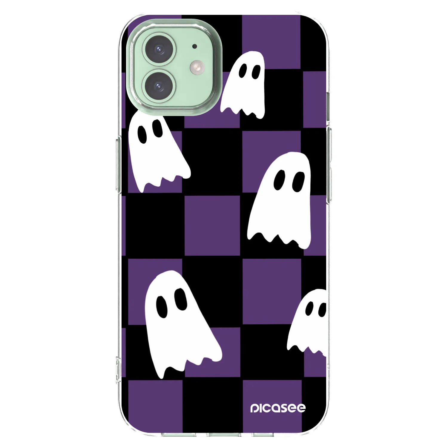 Picasee silikonska prozirna maskica za Apple iPhone 12 - Ghosts
