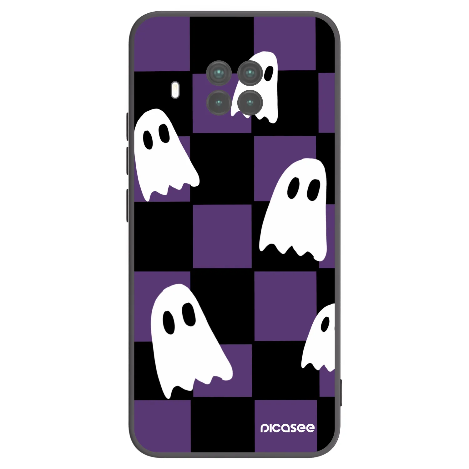 Picasee crna silikonska maskica za Xiaomi Mi 10T Lite - Ghosts