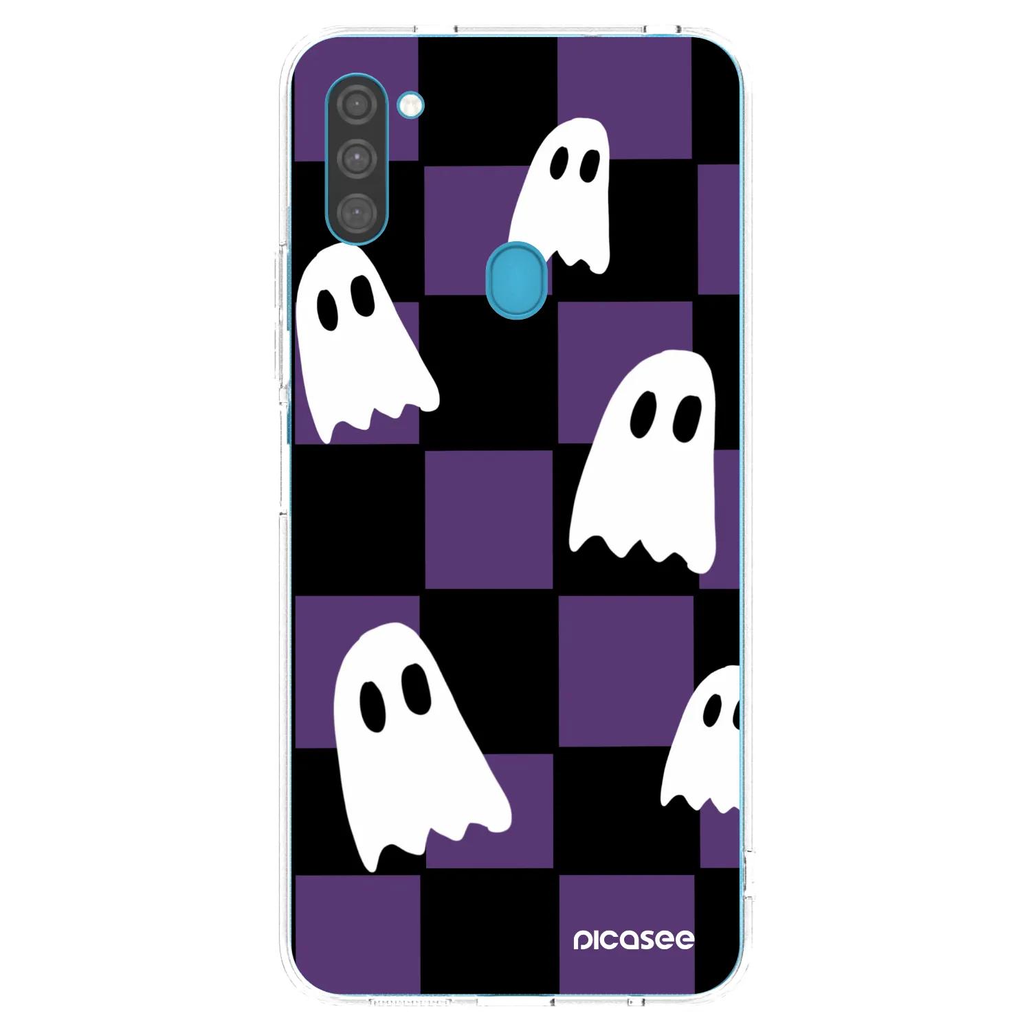 Picasee silikonska prozirna maskica za Samsung Galaxy M11 - Ghosts