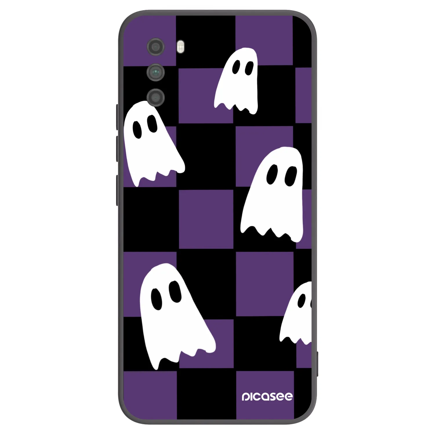 Picasee crna silikonska maskica za Xiaomi Poco M3 - Ghosts