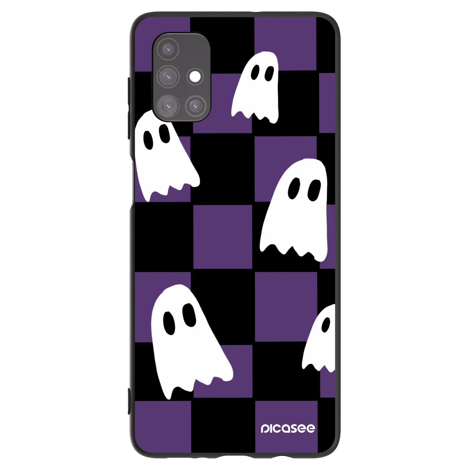 Picasee crna silikonska maskica za Samsung Galaxy M51 M515F - Ghosts