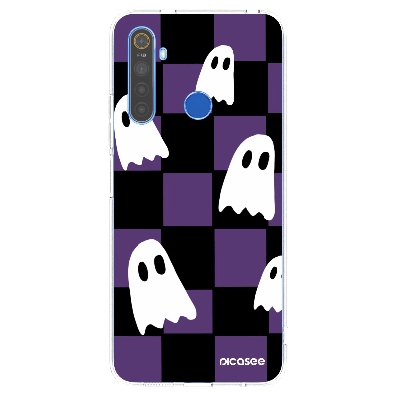 Picasee silikonska prozirna maskica za Realme 5 - Ghosts