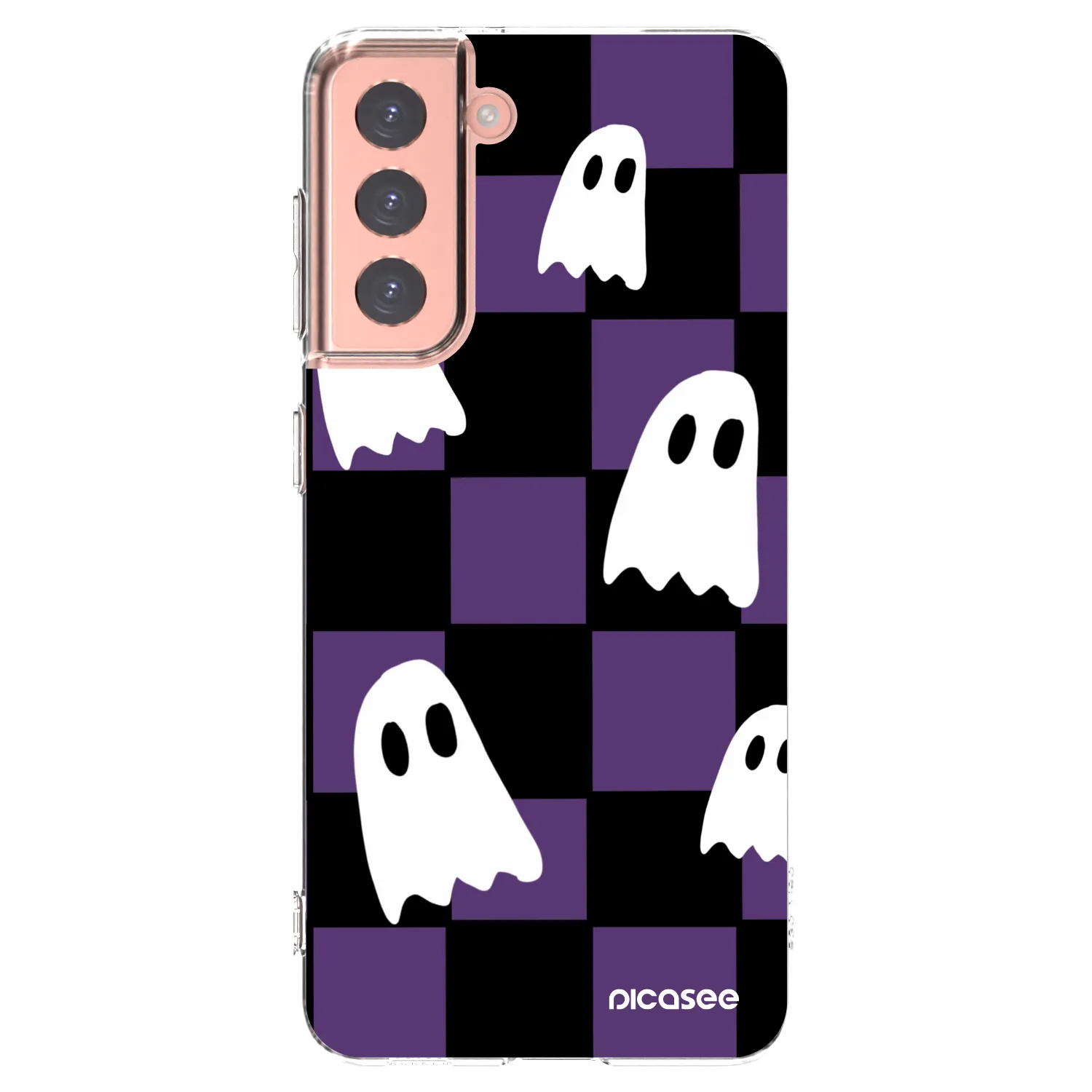 Picasee silikonska prozirna maskica za Samsung Galaxy S21 5G G991B - Ghosts