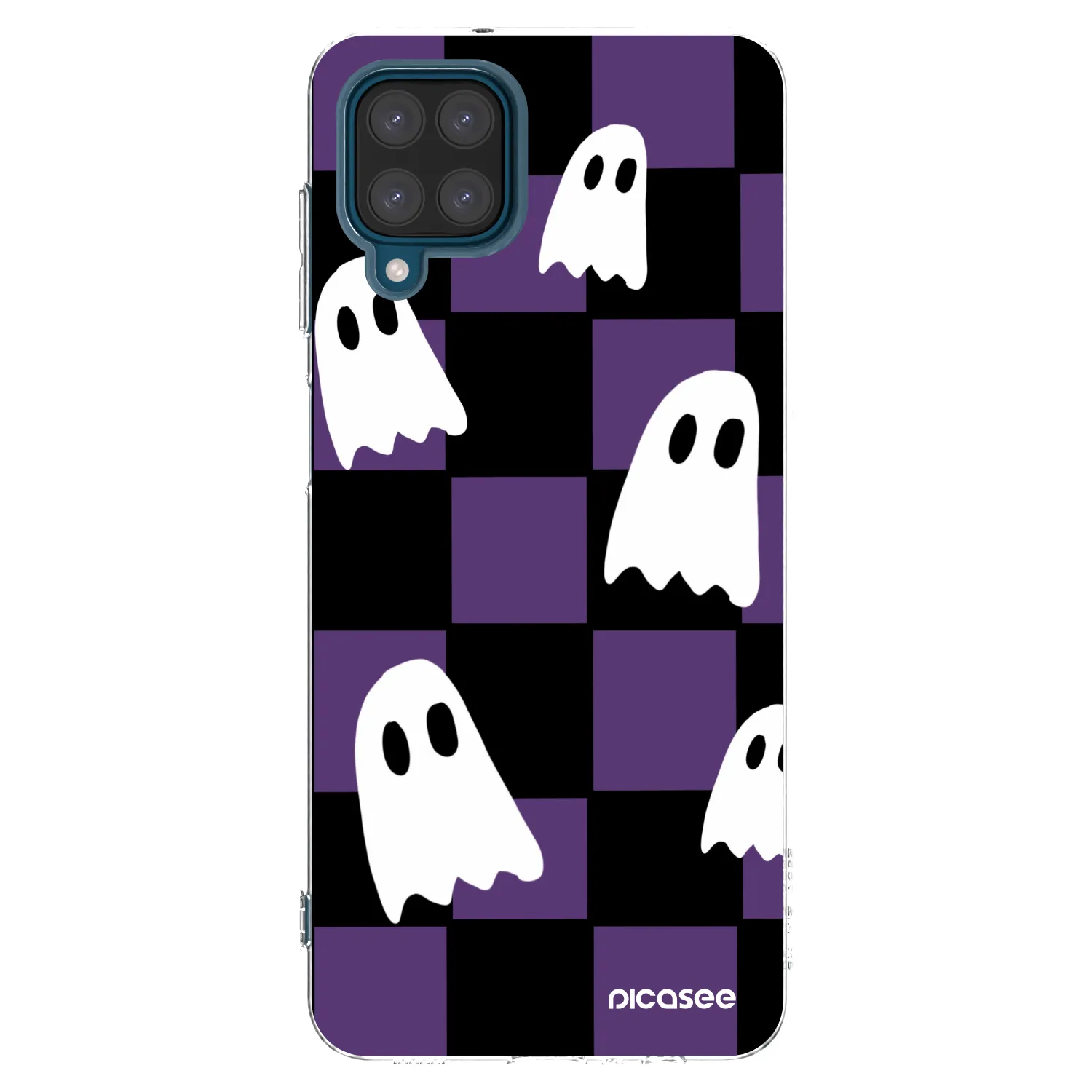 Picasee silikonska prozirna maskica za Samsung Galaxy A12 A125F - Ghosts