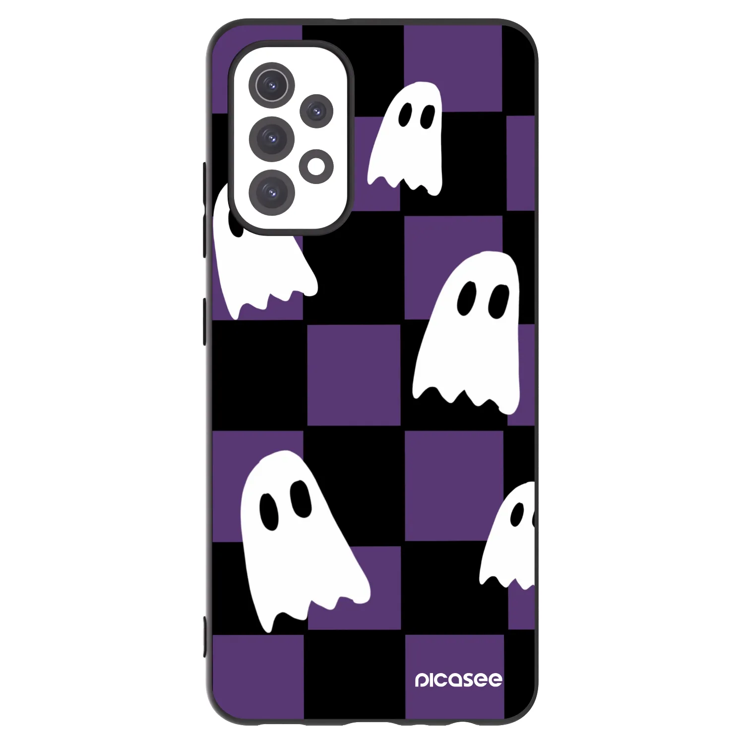 Picasee crna silikonska maskica za Samsung Galaxy A32 5G A326B - Ghosts