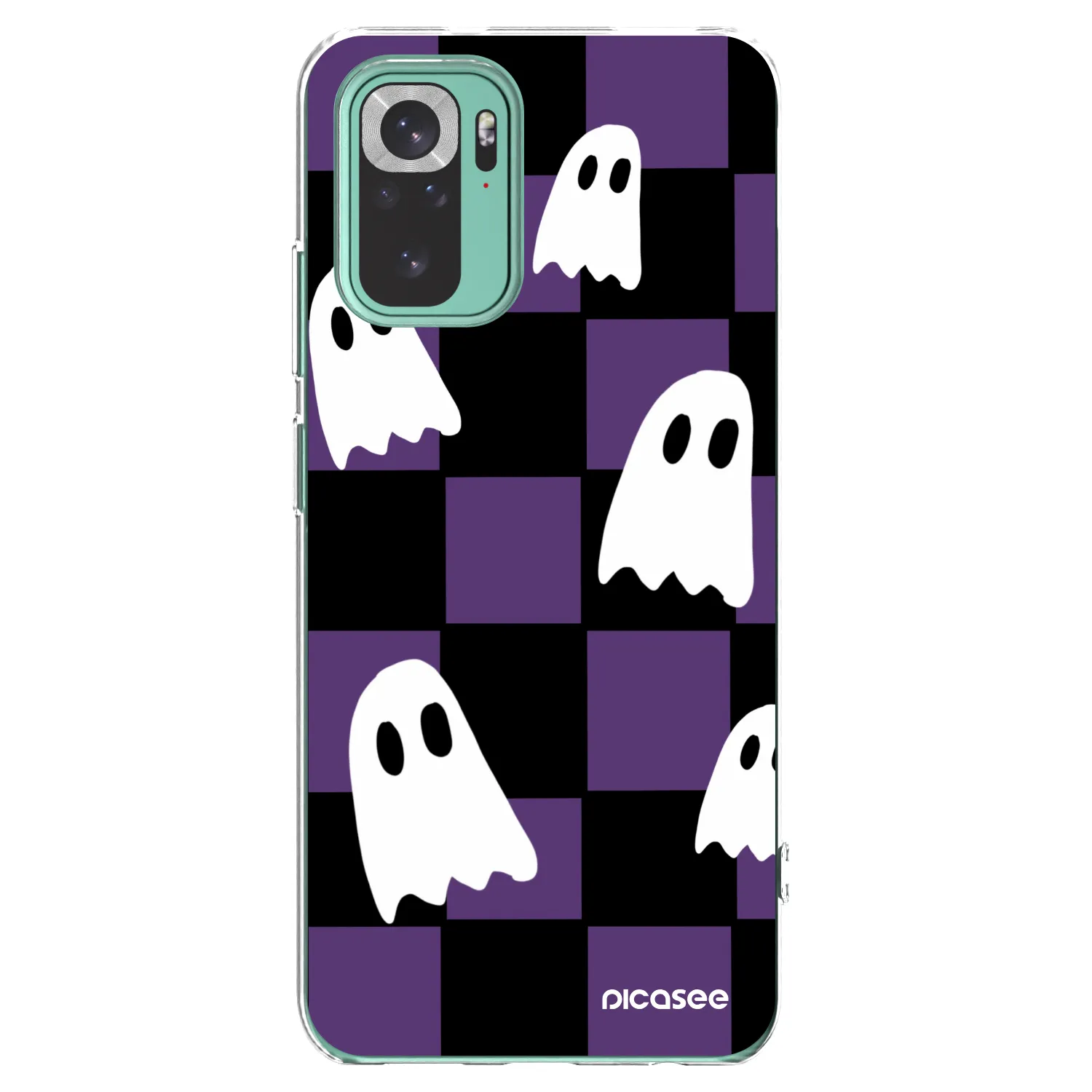 Picasee silikonska prozirna maskica za Xiaomi Redmi Note 10 Pro - Ghosts