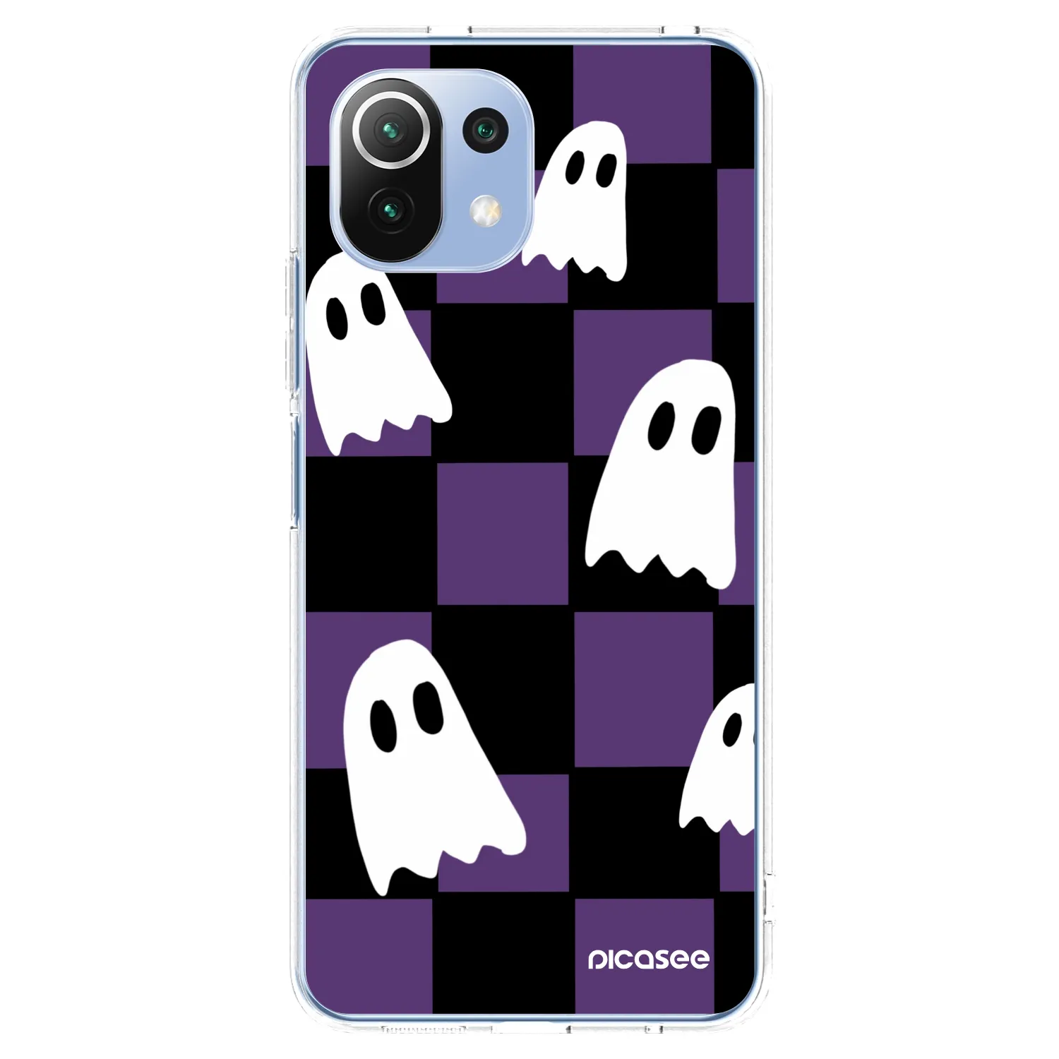 Picasee silikonska prozirna maskica za Xiaomi Mi 11 Lite - Ghosts