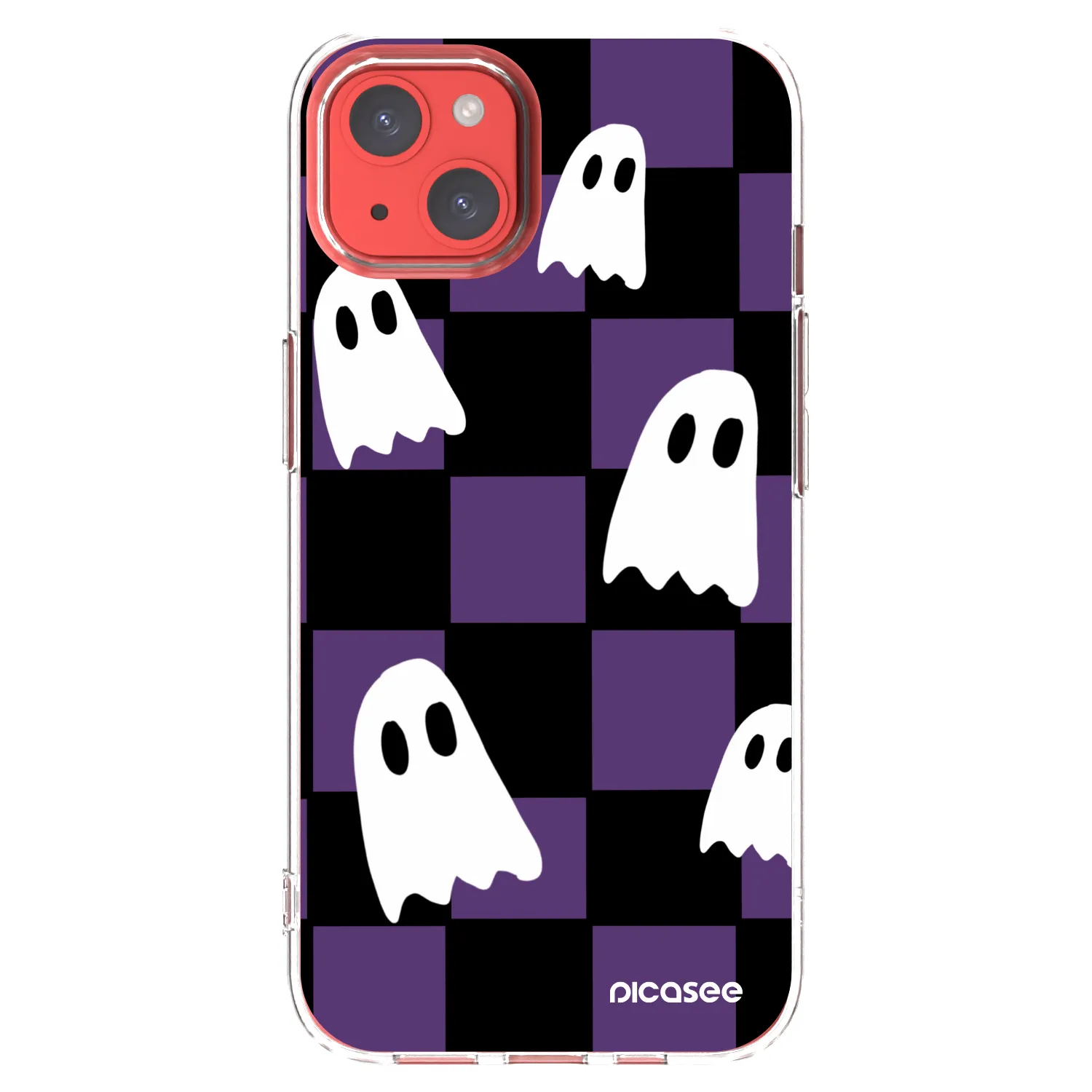 Picasee silikonska prozirna maskica za Apple iPhone 13 - Ghosts