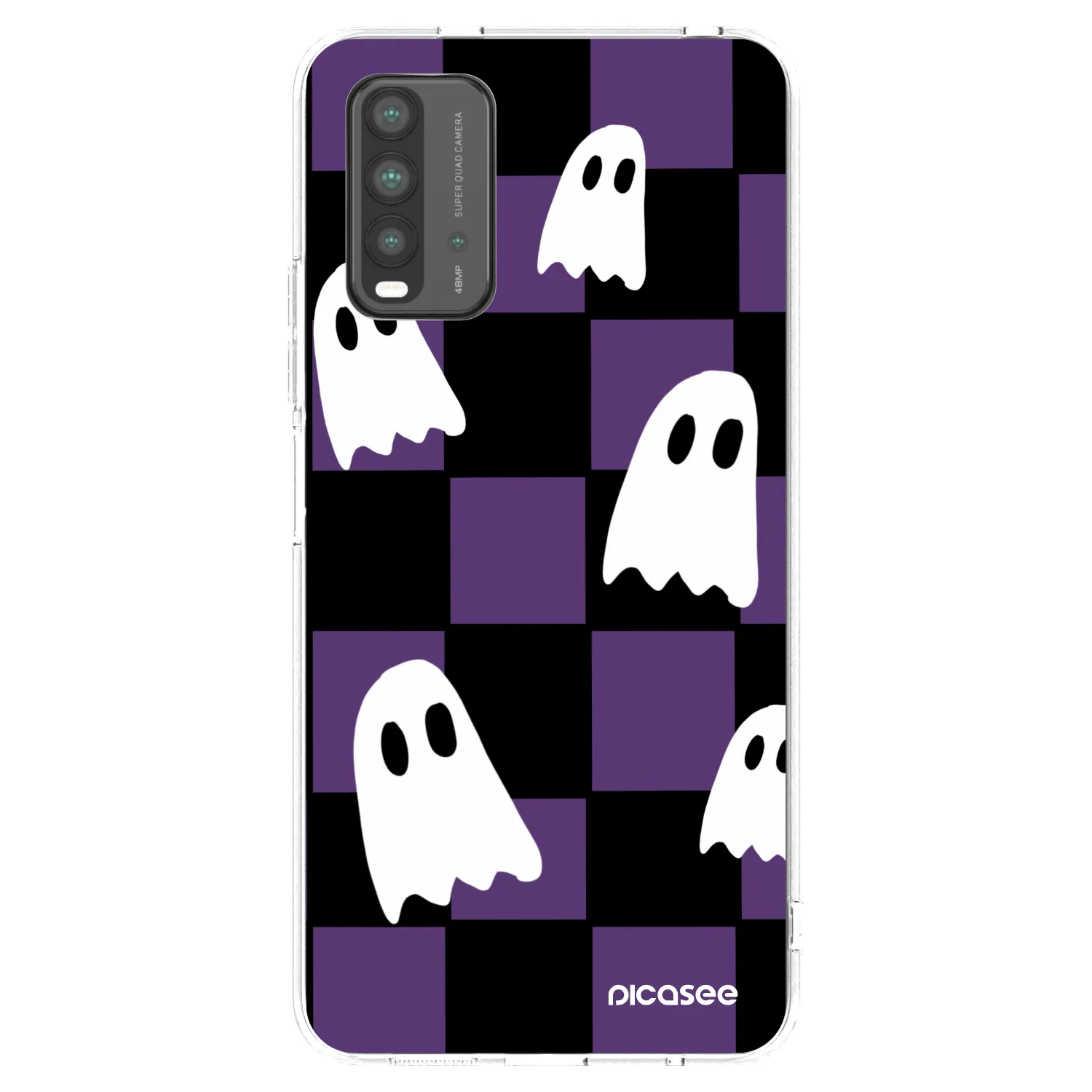 Picasee silikonska prozirna maskica za Xiaomi Redmi 9T - Ghosts